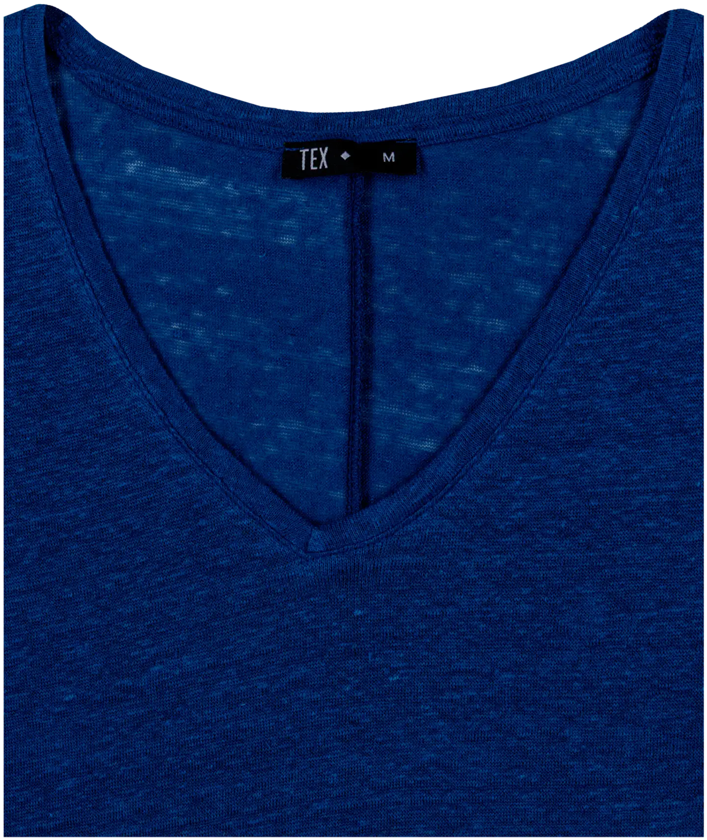 TEX naisten t-paita pellava I983065 - INDIGO LIGHT - 3
