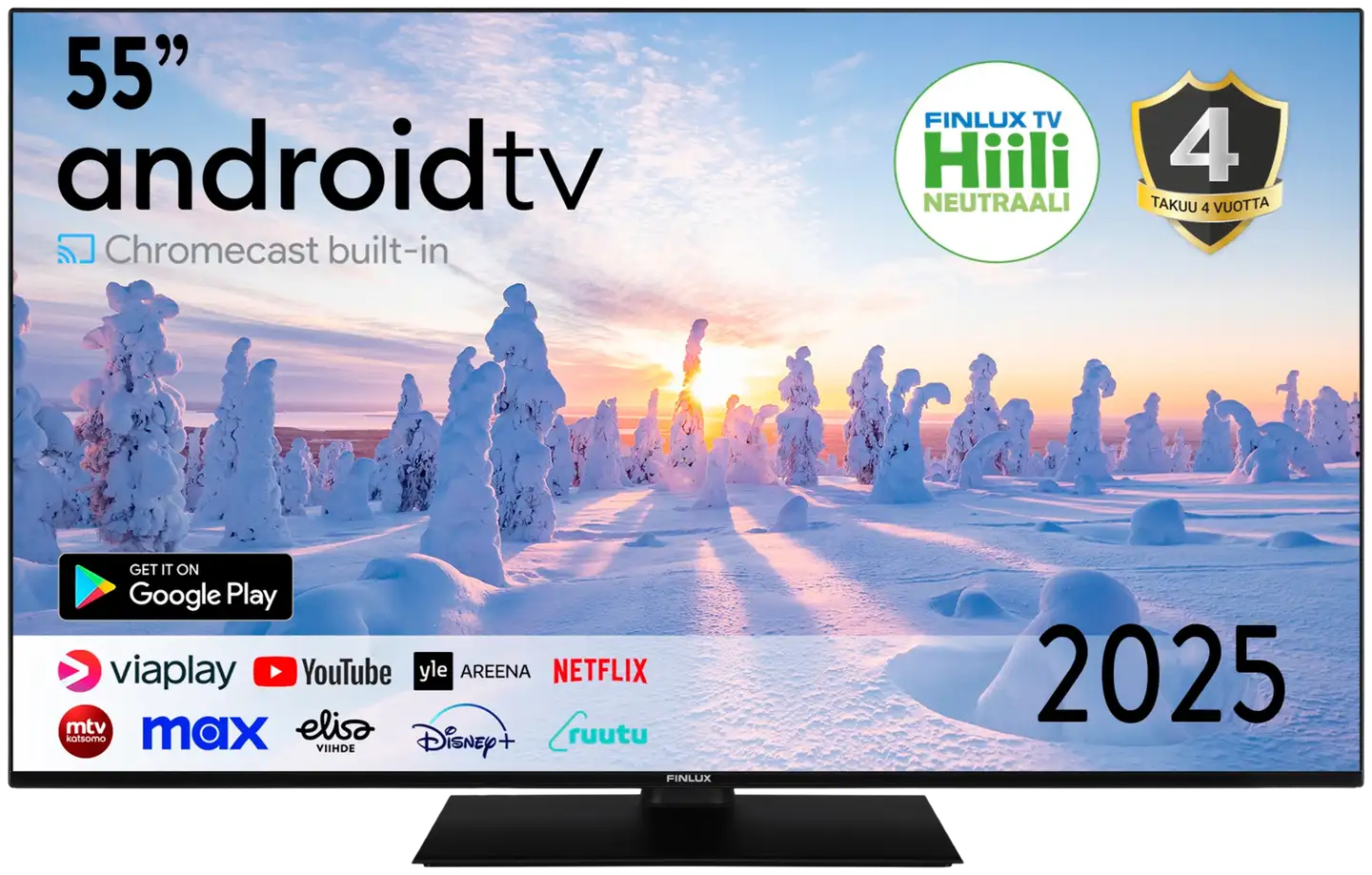 Finlux 55" 4K UHD Android Smart LED TV 55G9.2ACMI - 1