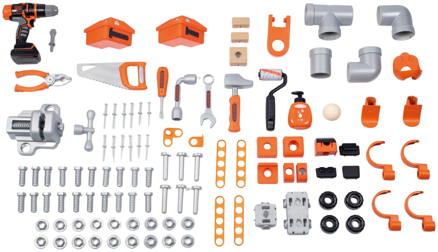 Smoby - Black + Decker Mega Center -työkalupenkki - 2