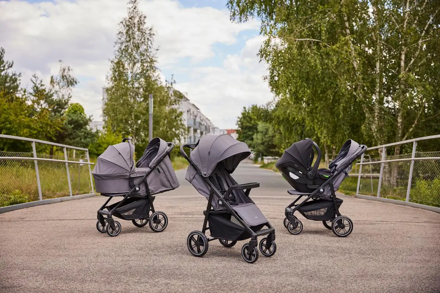 Hauck yhdistelmävaunut Shop N Care Trio Set 0-25 kg harmaa - 41