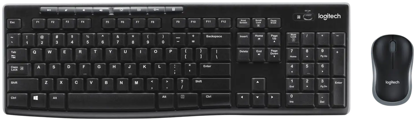 Logitech näppäimistö ja hiiri langaton MK270 - 5