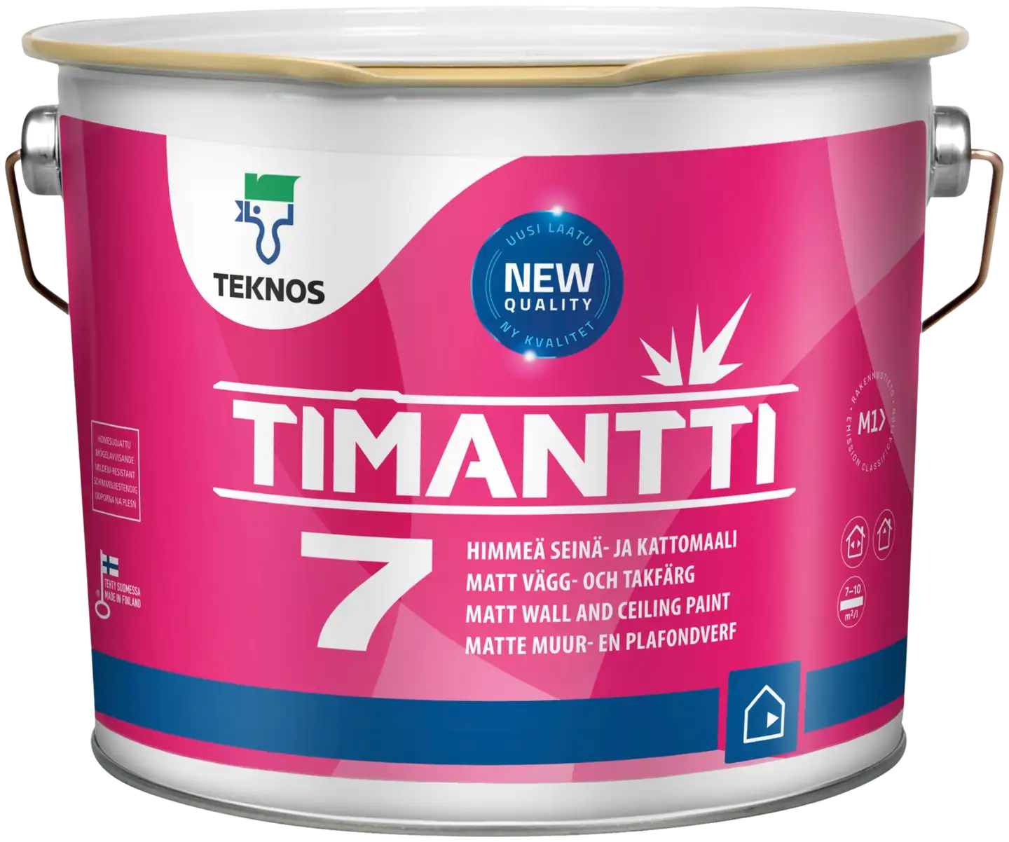 Teknos seinämaali Timantti 7 Base 3 2,7 l