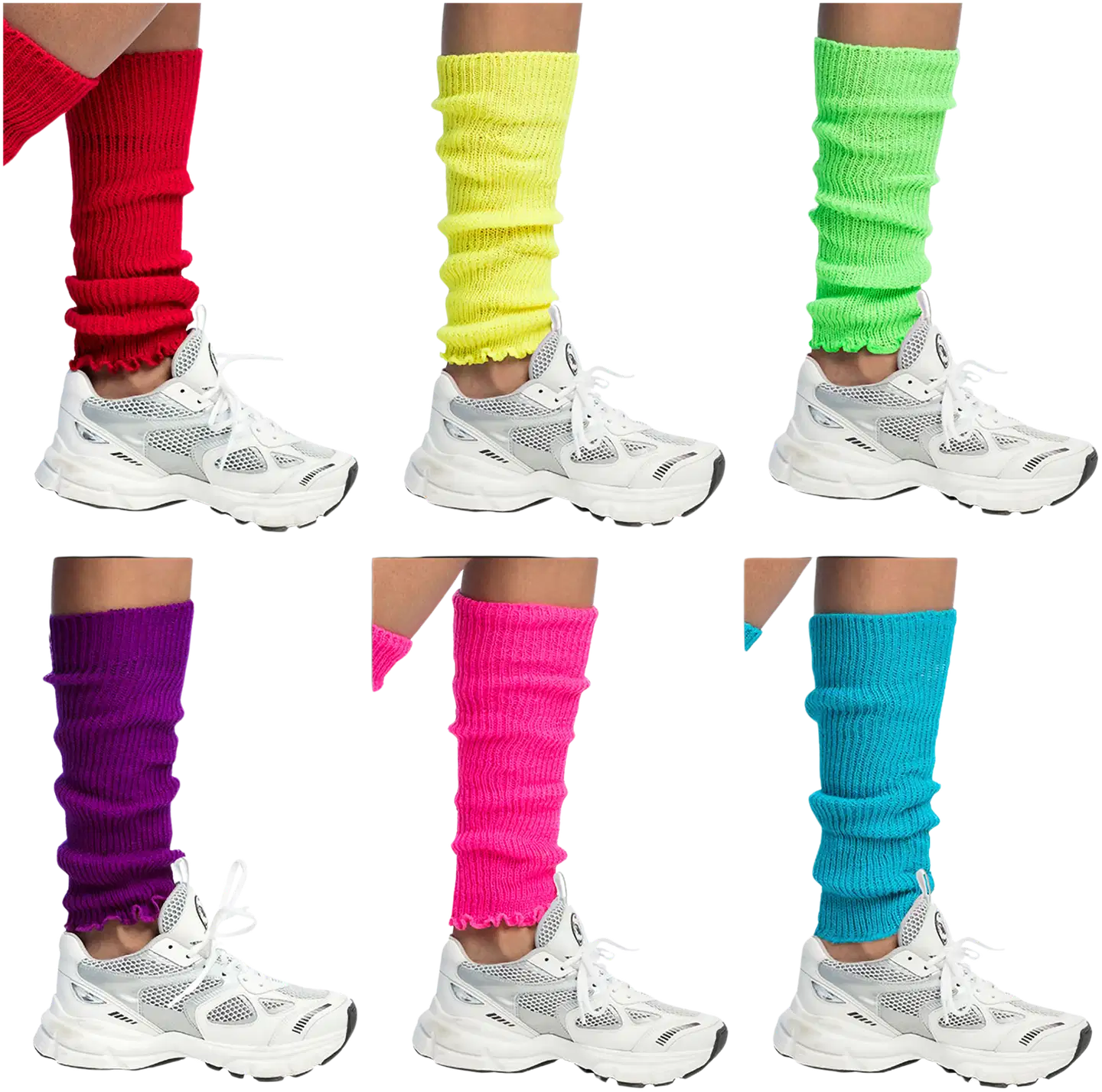 Säärystimet, neon värilajitelma