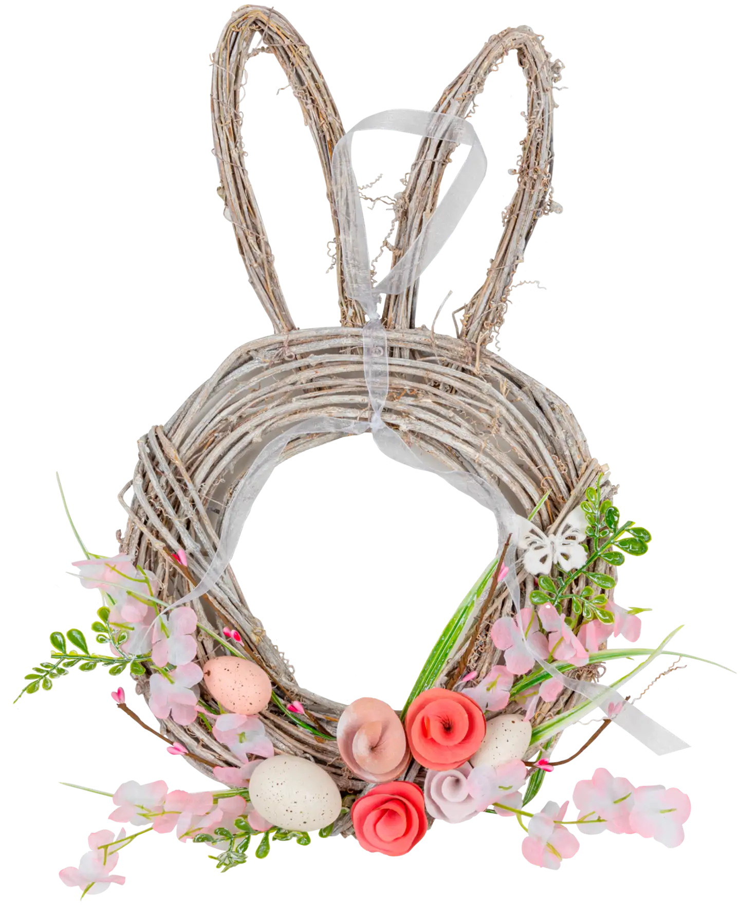 Kranssi Pupu 45 cm pinkki
