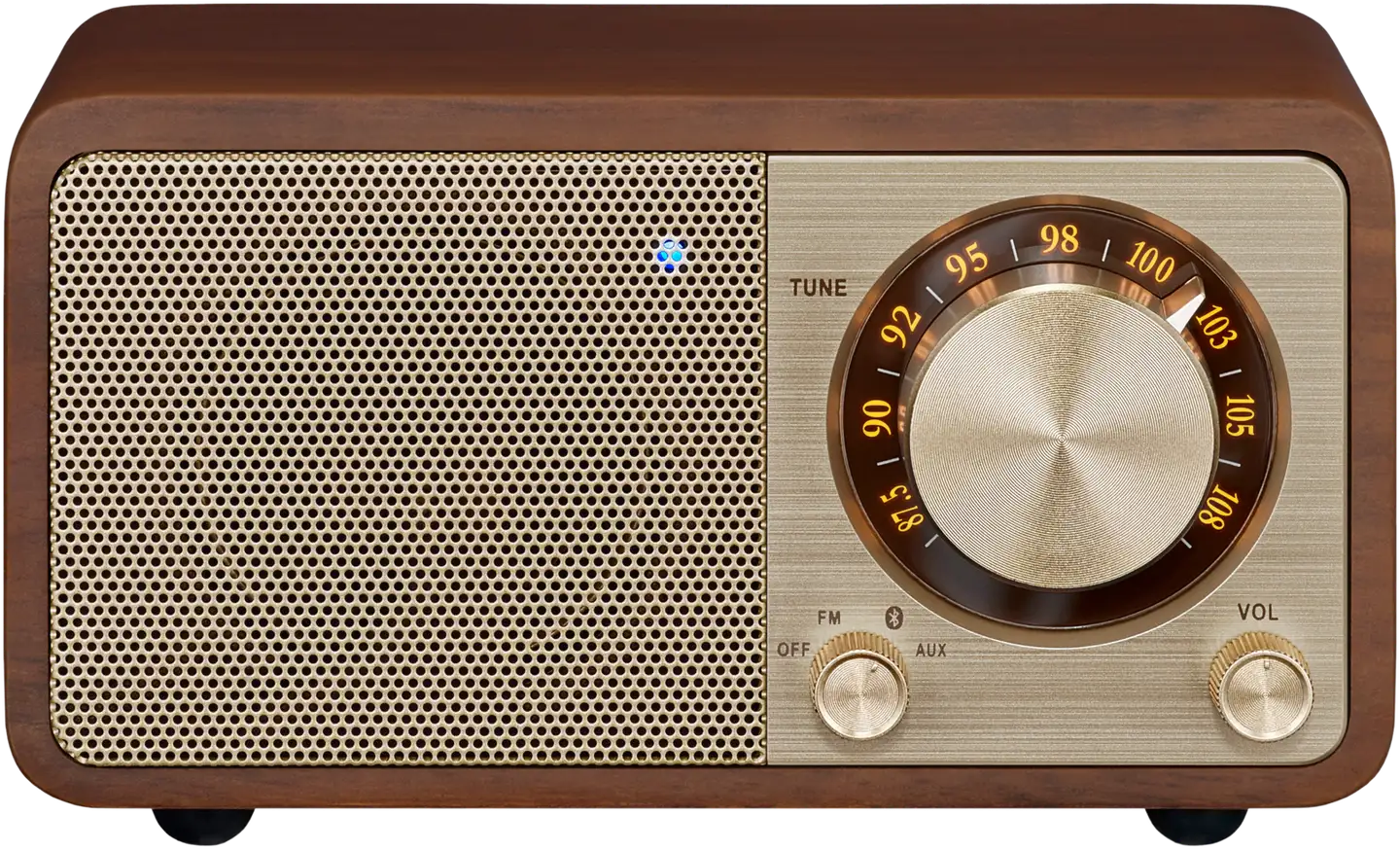 Sangean WR-7 Plus Bluetooth pöytäradio, pähkinä - 2