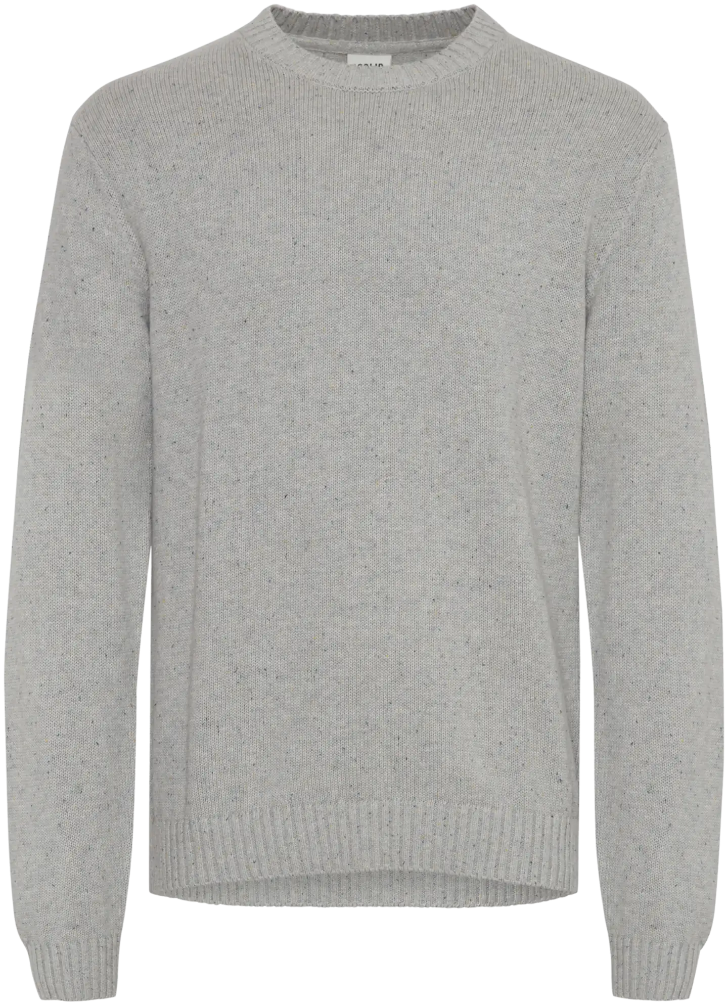 Solid miesten neule SDIkal - Light Grey melange - 1