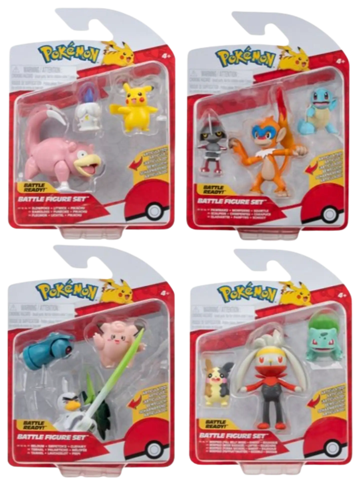 Pokemon Battle Figuuri 3 kpl - 1