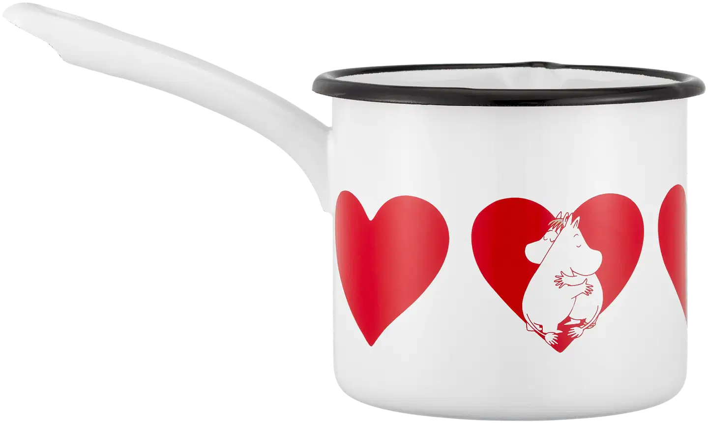 Muurla emalikasari Muumi Sydän 1,3 l - 2