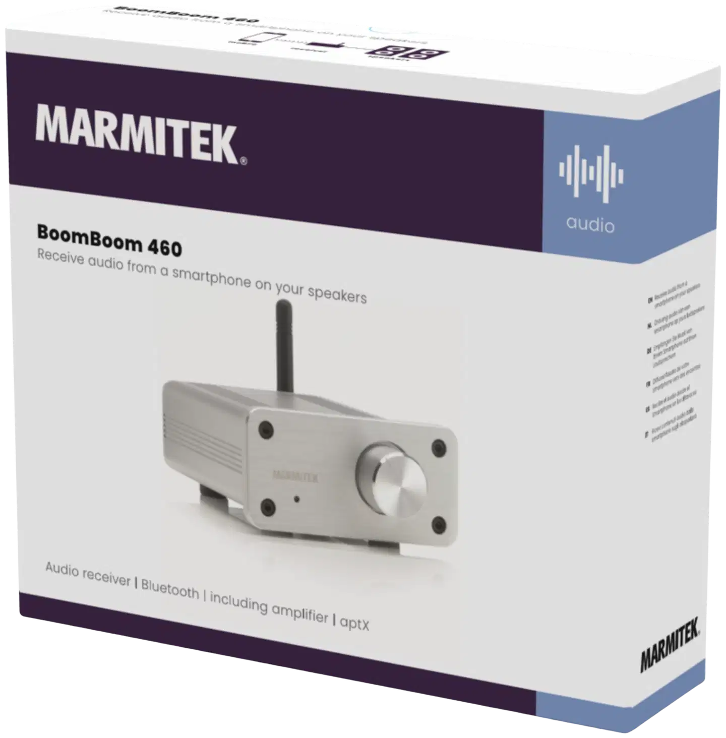 Marmitek Vahvistin Bluetooth aptX BoomBoom 460 - 5
