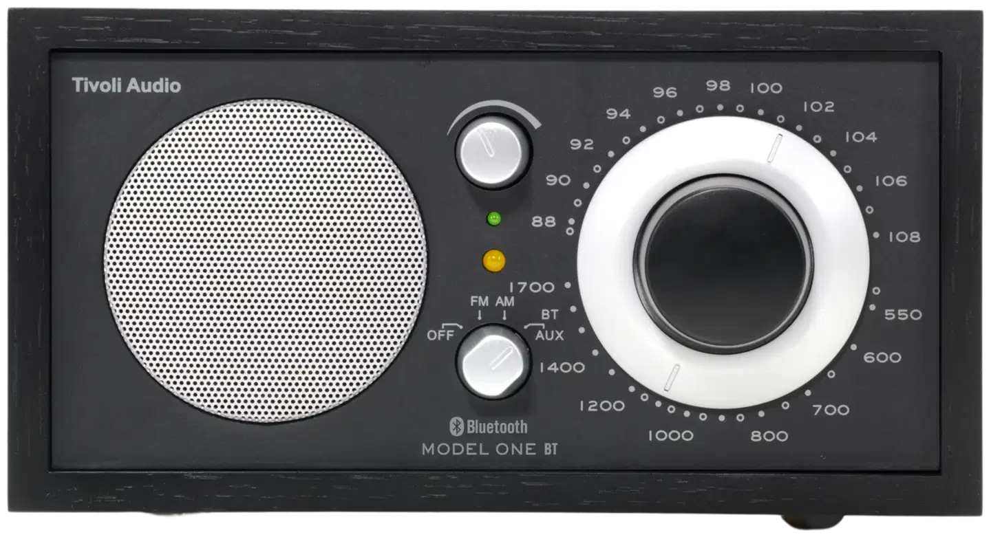 Tivoli Audio Bluetooth-pöytäradio Model One BT musta/musta-hopea - 1