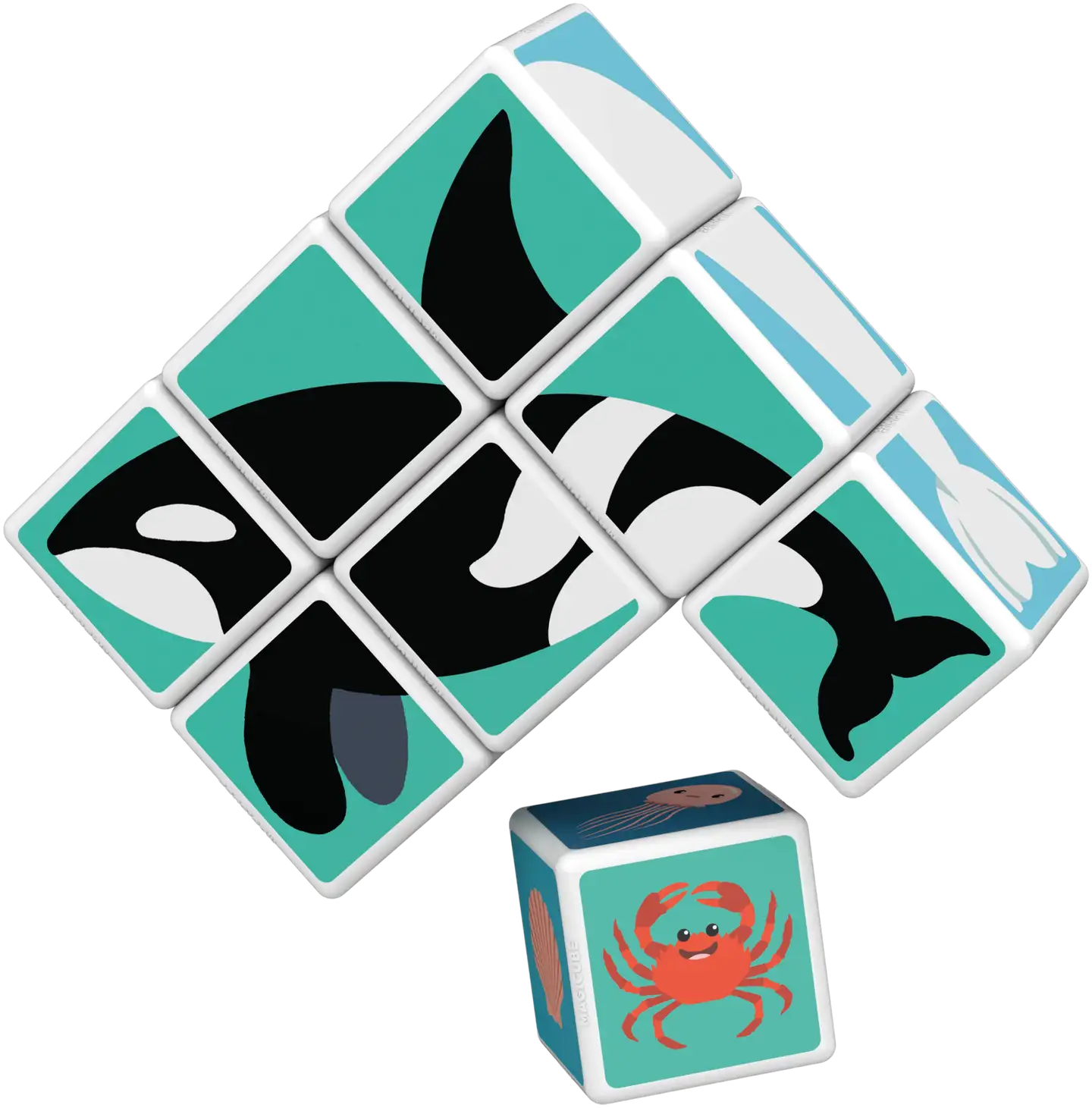 Geomag Magicube Merieläimet -magneettirakennussetti 11 osaa - 2