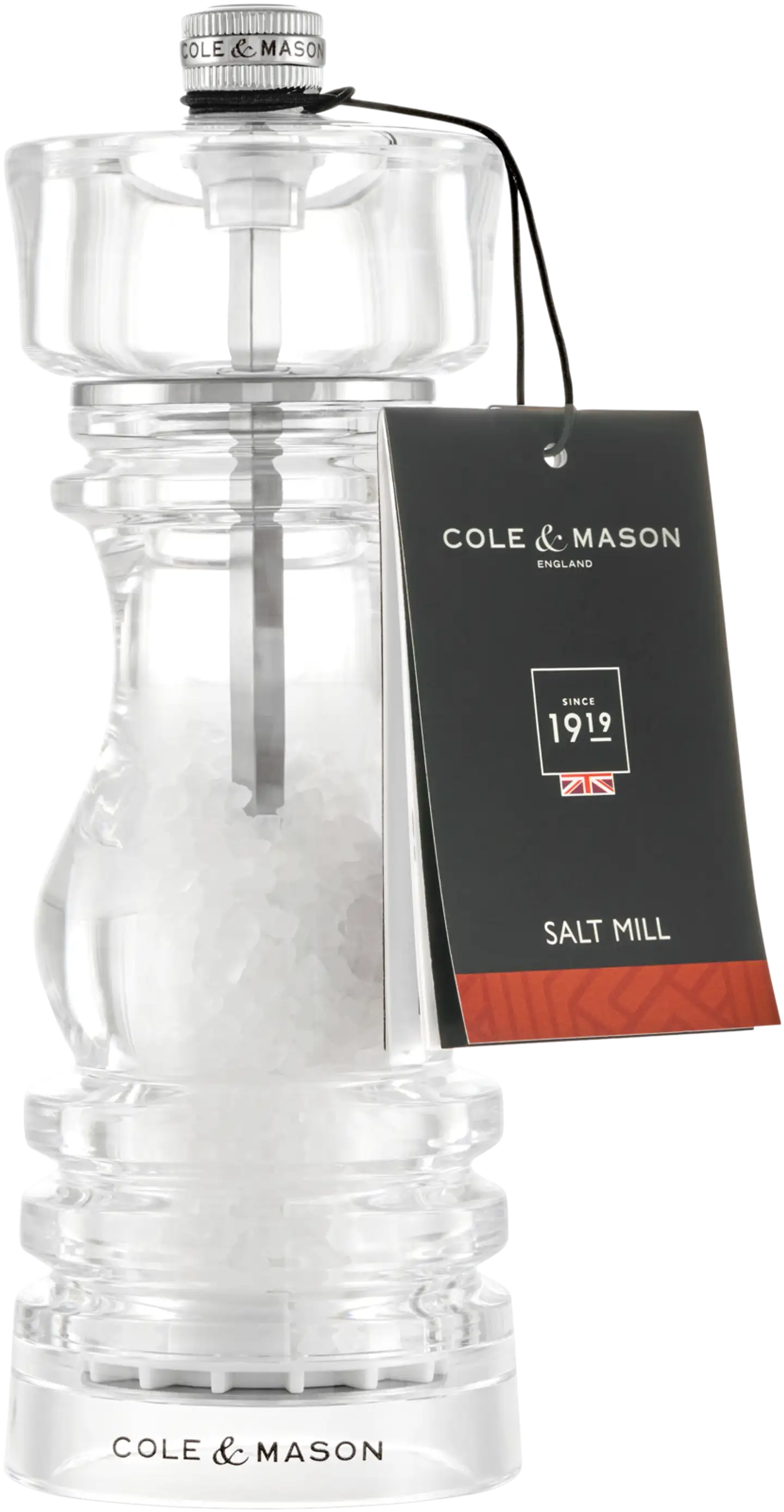 Cole & Mason suolamylly London akryyli 18 cm - 6