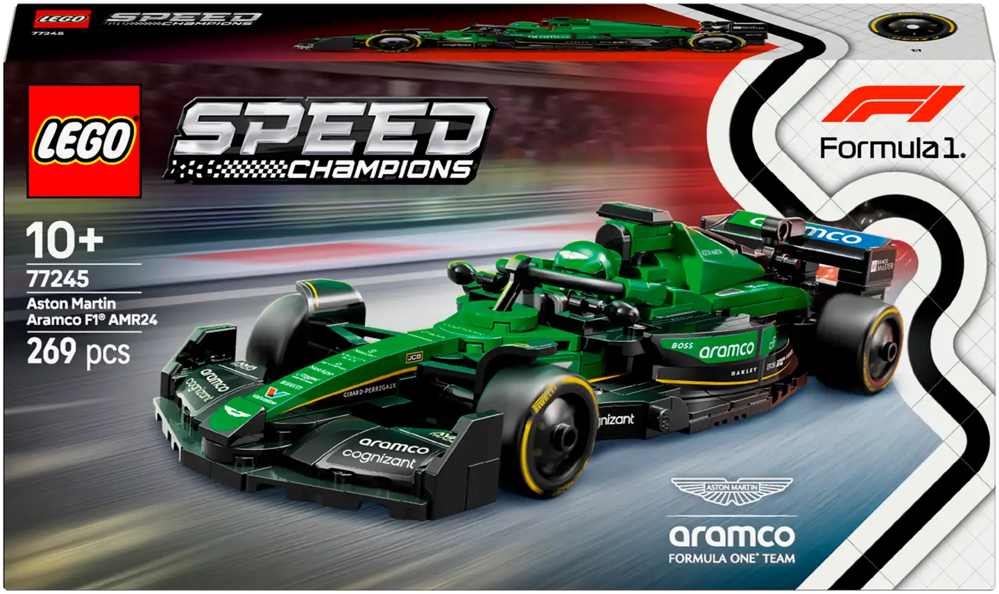 LEGO® Speed Champions Aston Martin Aramco F1® AMR24 kilpa-auto 77245 - 2