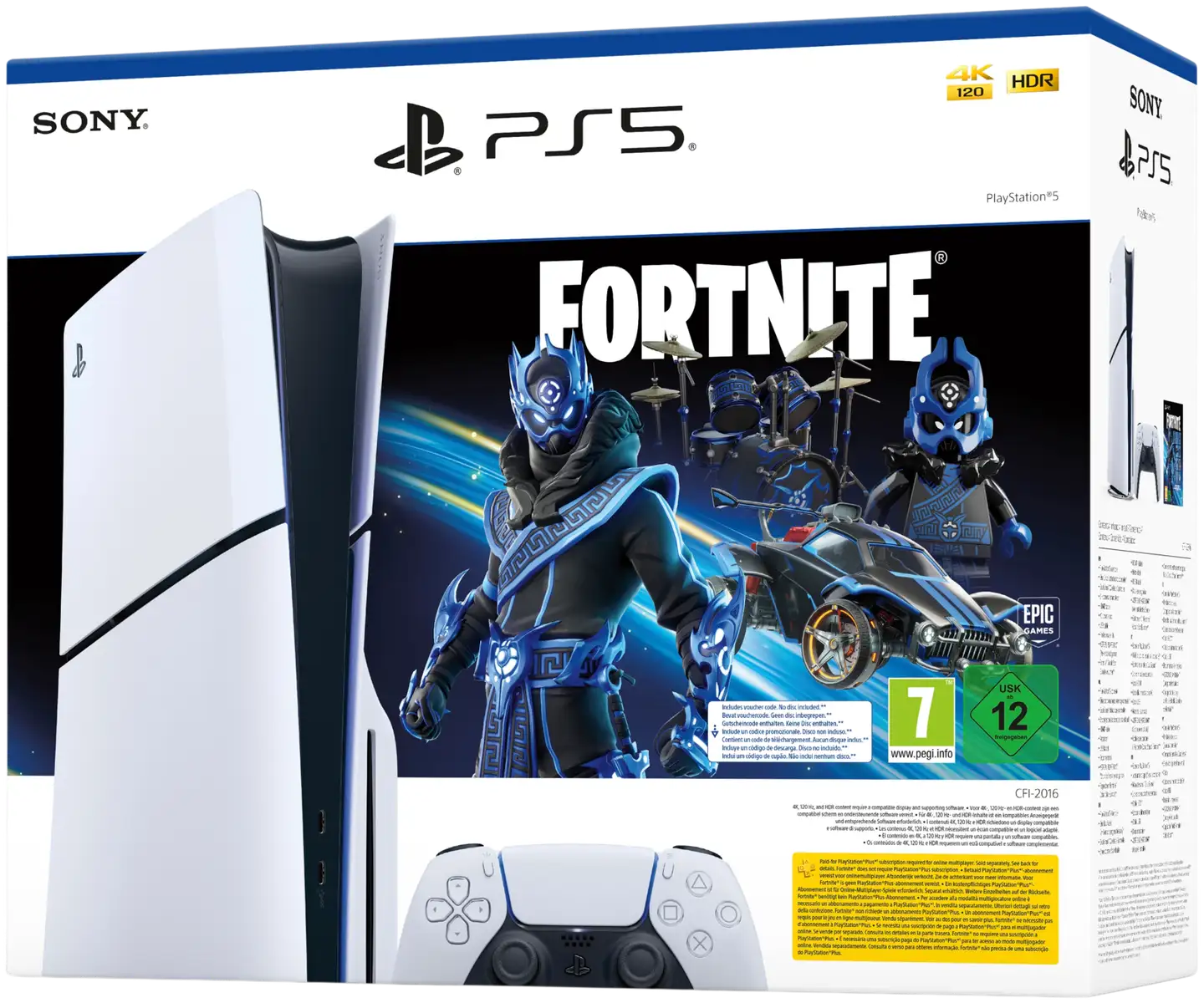 PlayStation®5 Standard (slim) pelikonsoli Fortnite Bundle - 1