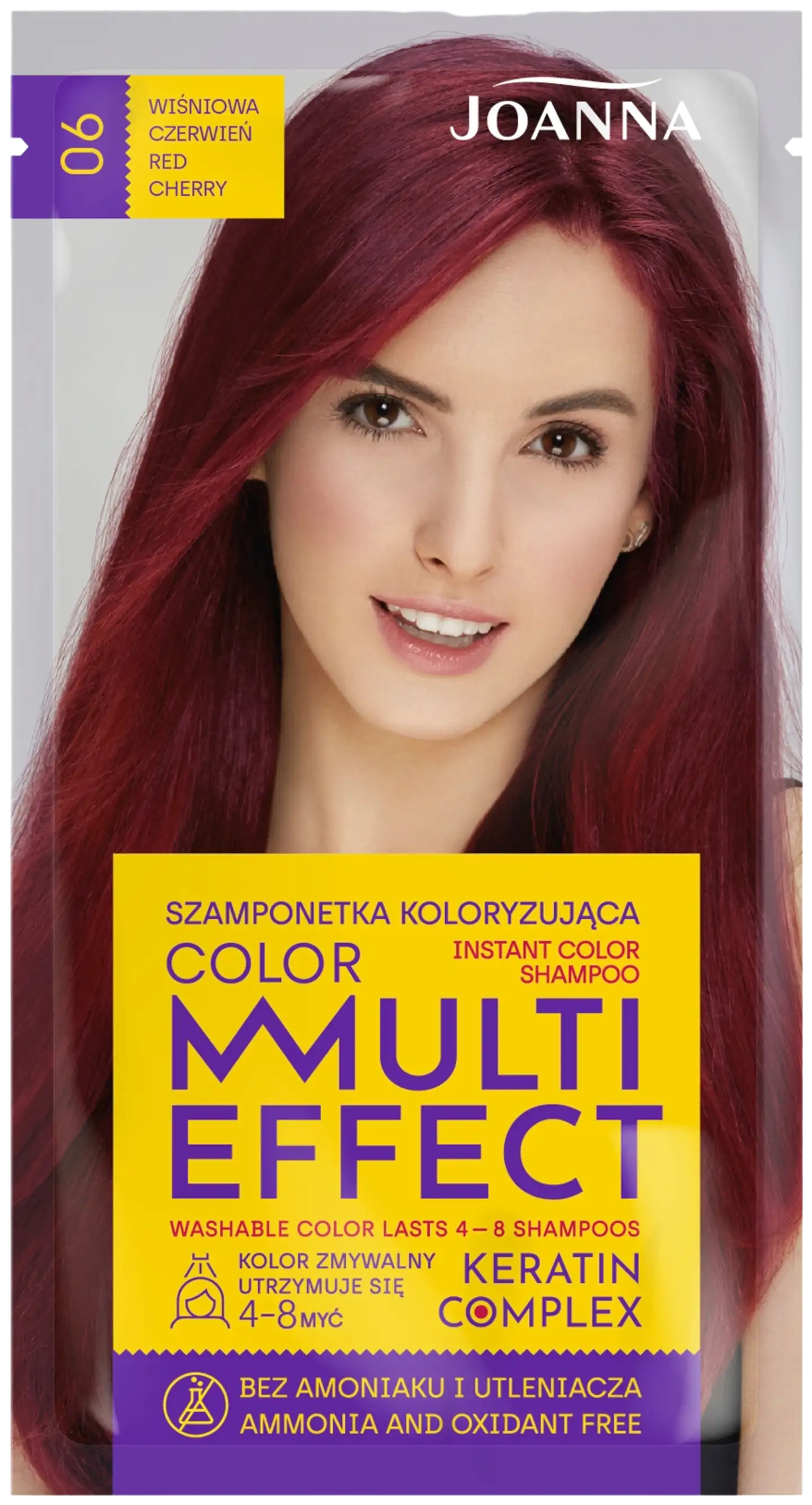 Multi effect shampoo Cherry Red 06