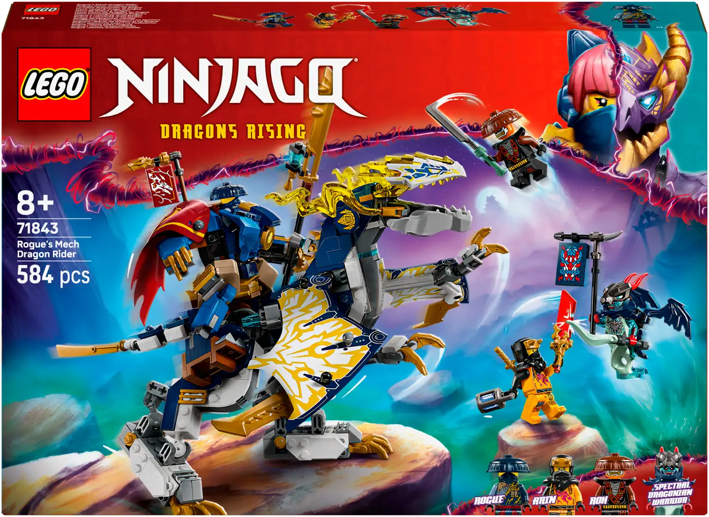 LEGO® Ninjago 71843 Roguen robottilohikäärmeratsu - 2