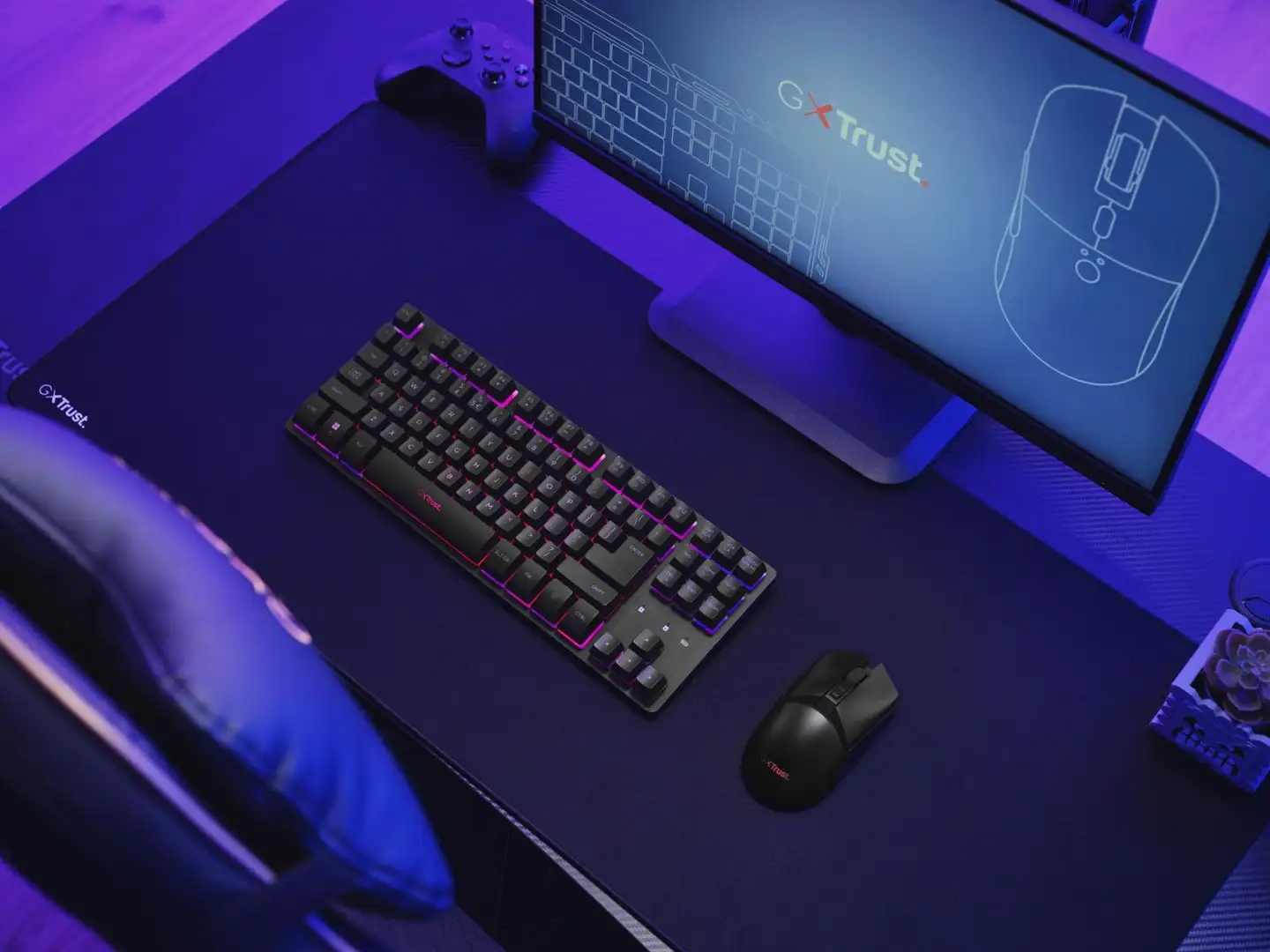 Trust Langaton pelinäppäimistö ja hiiri Thado - 12