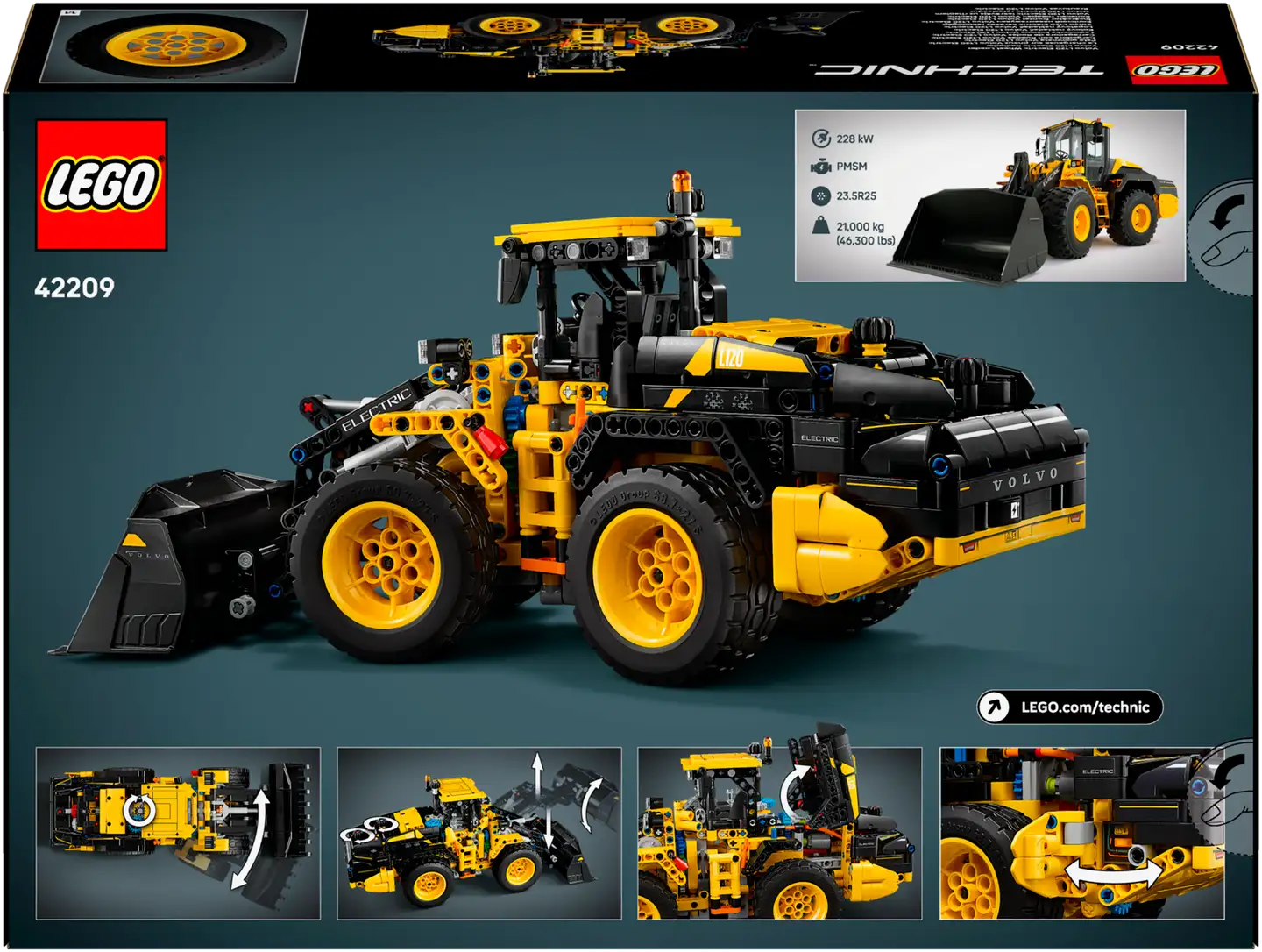 LEGO® Technic 42209 Volvo L120 Electric ‑pyöräkuormaaja - 3
