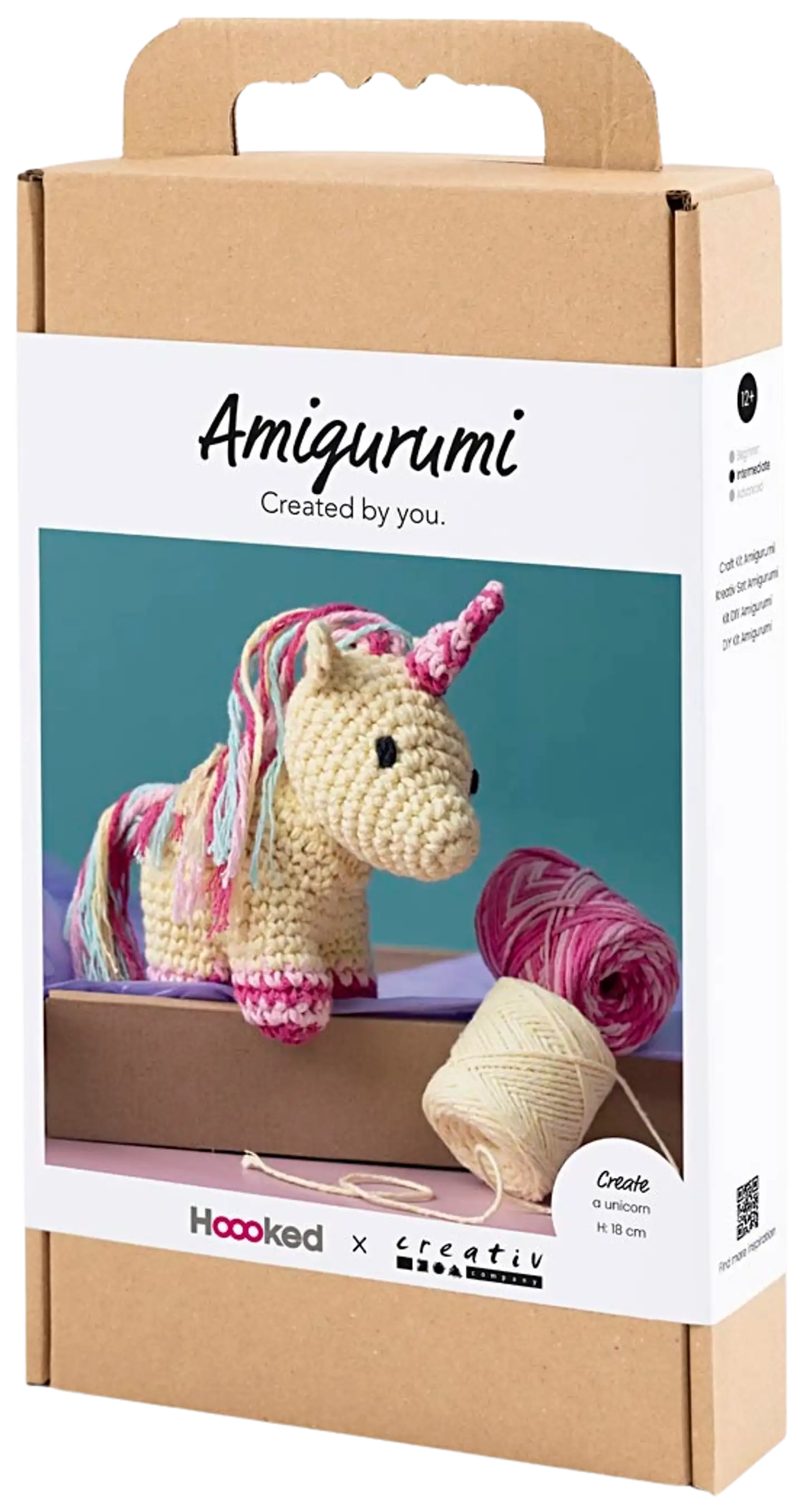 Amigurumi Askartelusetti, Yksisarvinen, 1pkk/ 1 pkt - 3