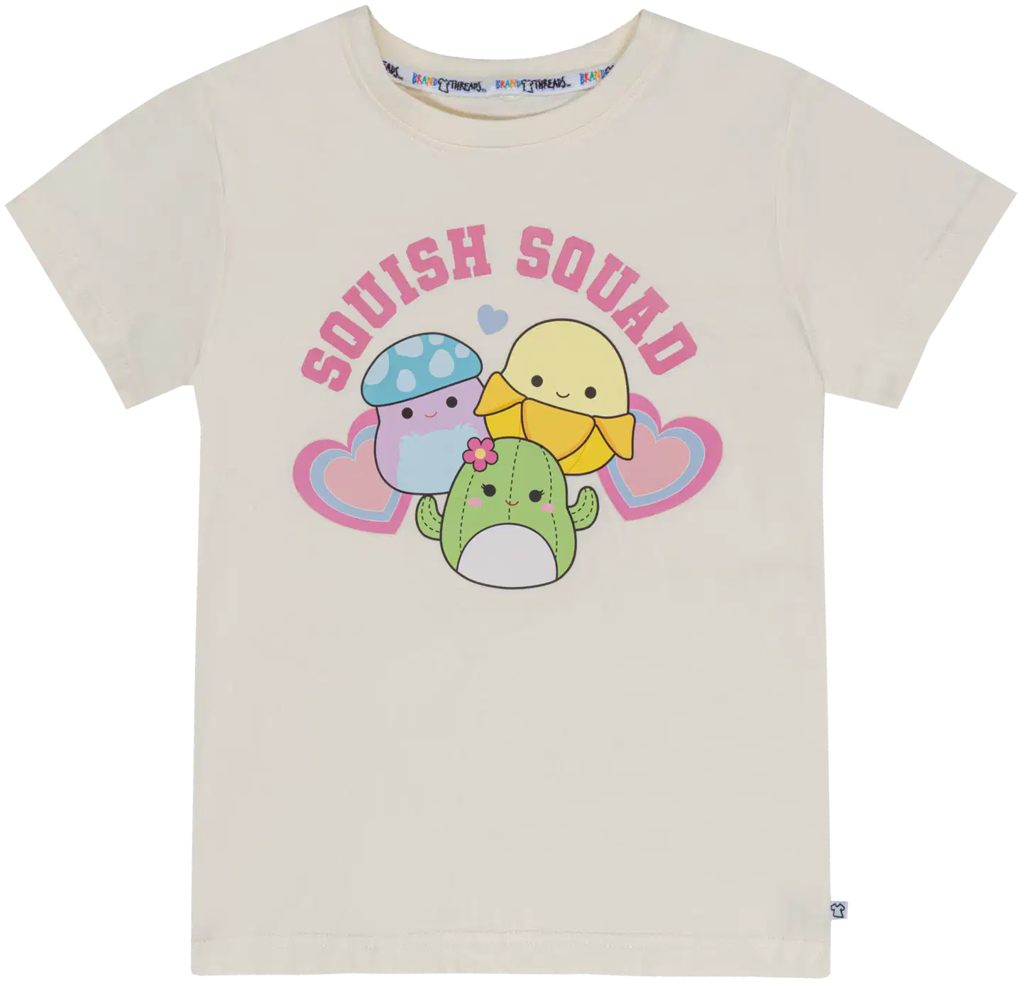 Squishmallows lasten t-paita A9-0025 - LT.Peach - 1