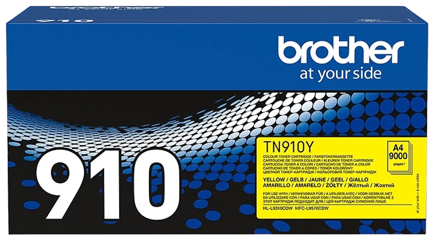 Brother laservärikasetti TN-910Y keltainen - 1