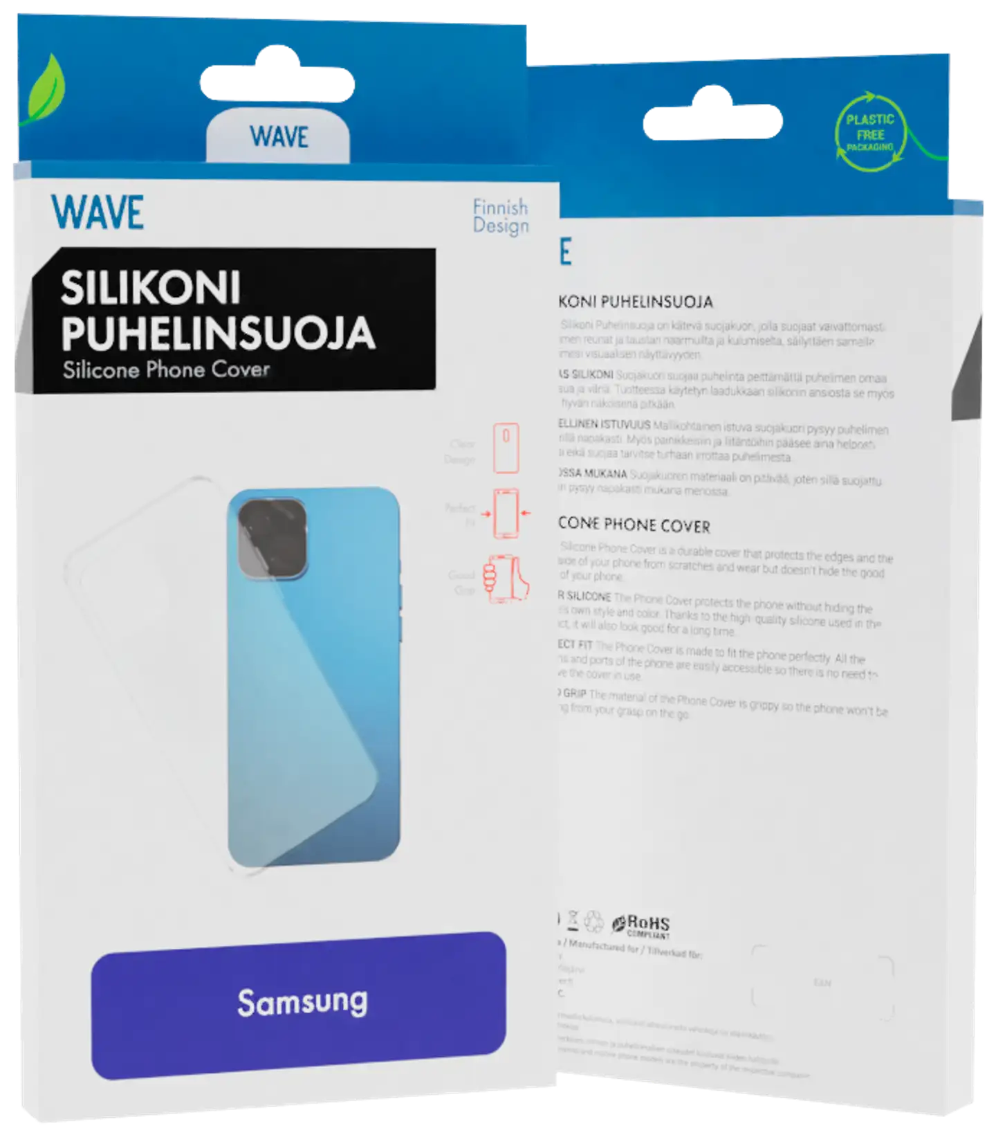 Wave Silikonisuoja, Samsung Galaxy A13 5G / Samsung Galaxy A04s, Kirkas - 1