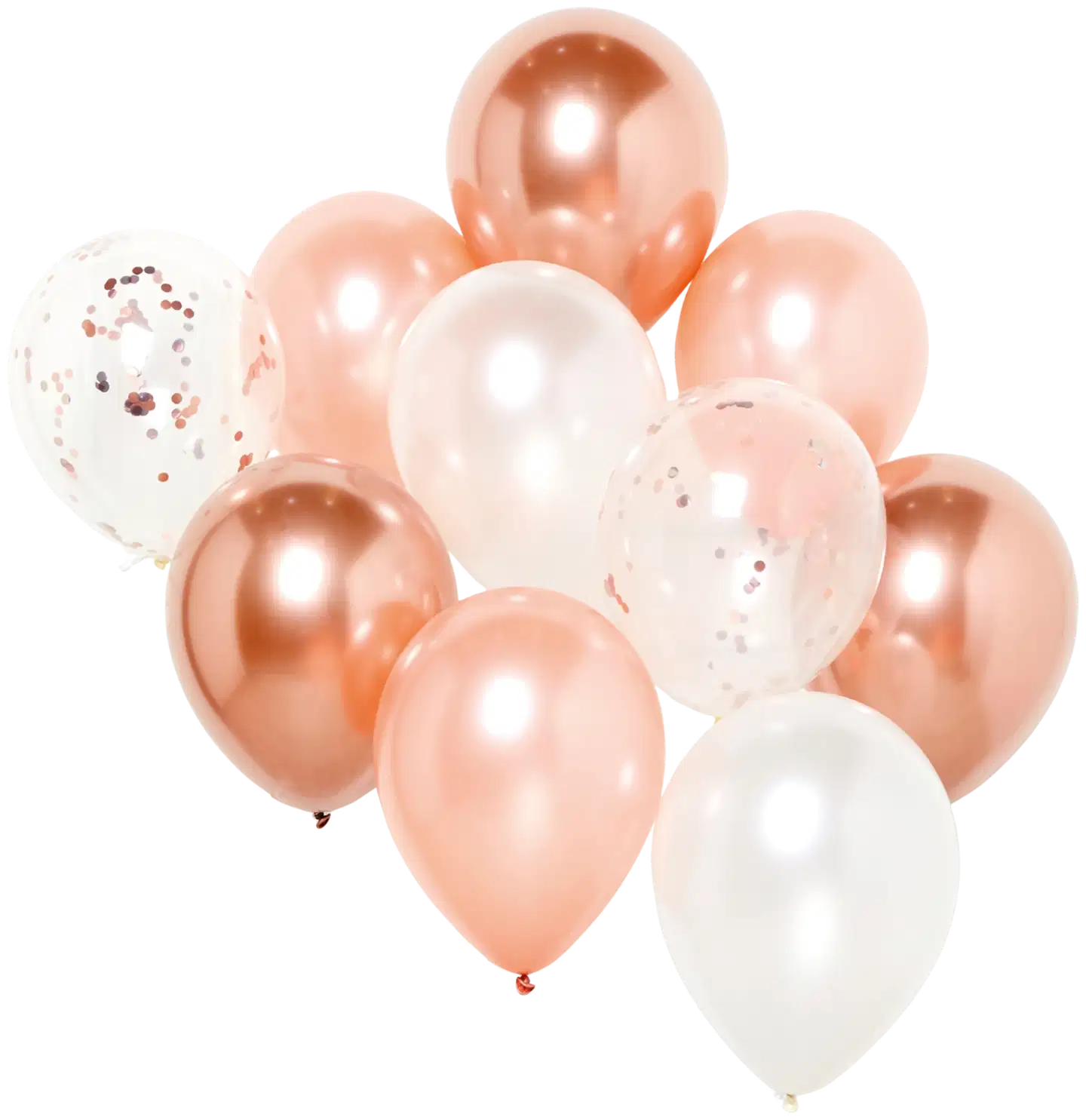 DIY palloasetelma 10 kpl/pkt, ruusukulta