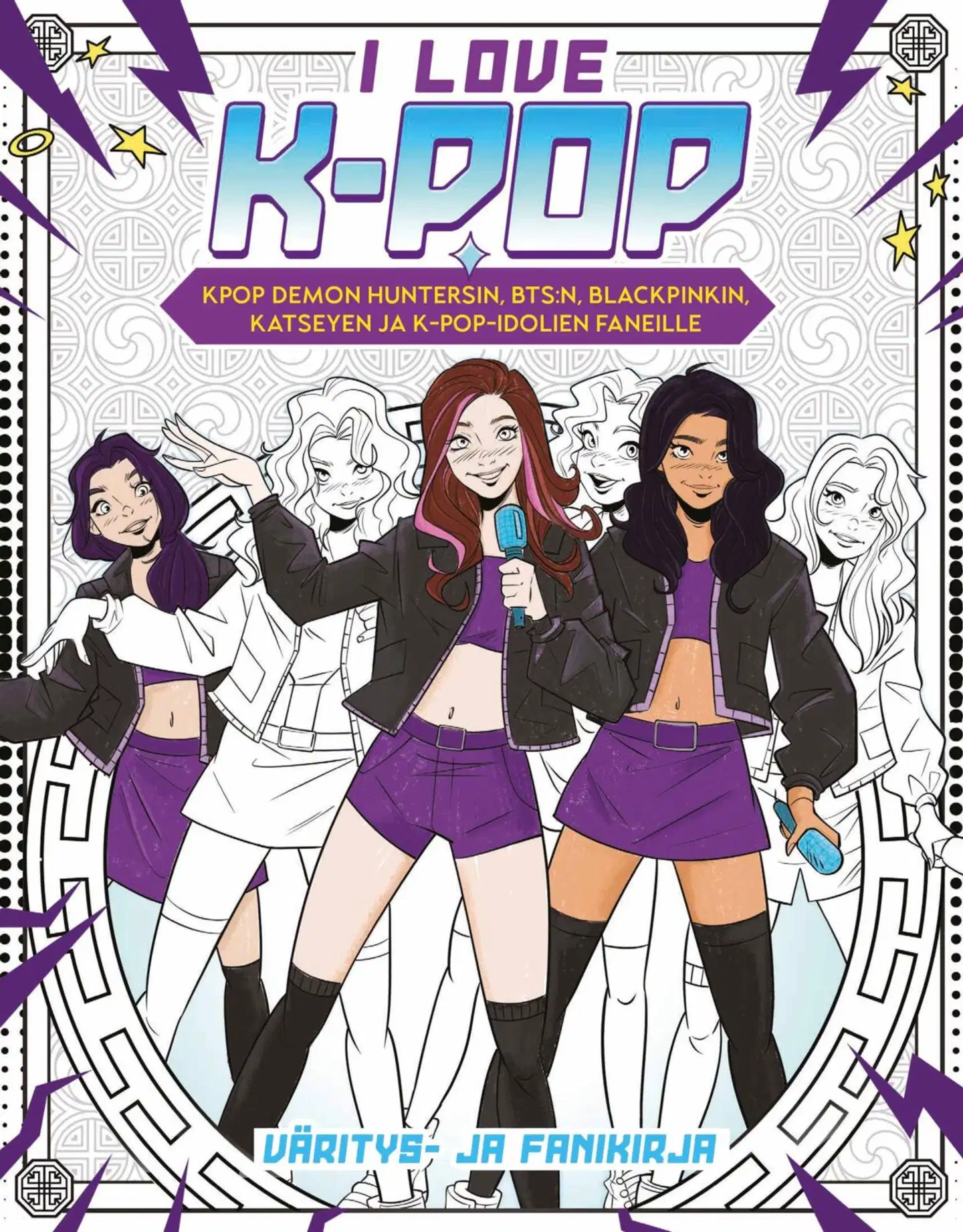 I love k-pop väritys- ja fanikirja