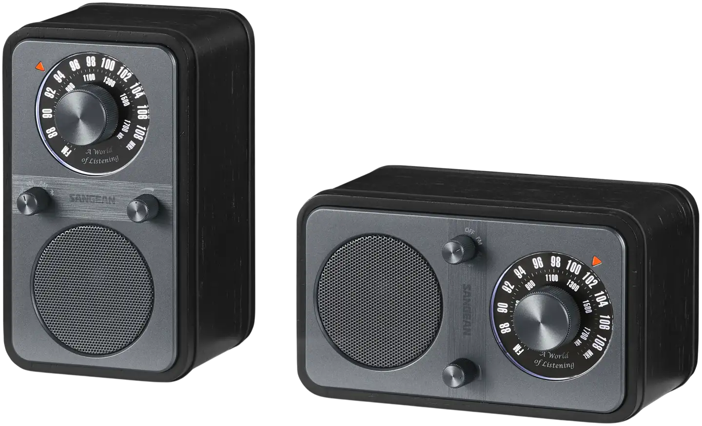 Sangean WR-9 Bluetooth pöytäradio, tumma tammi - 4