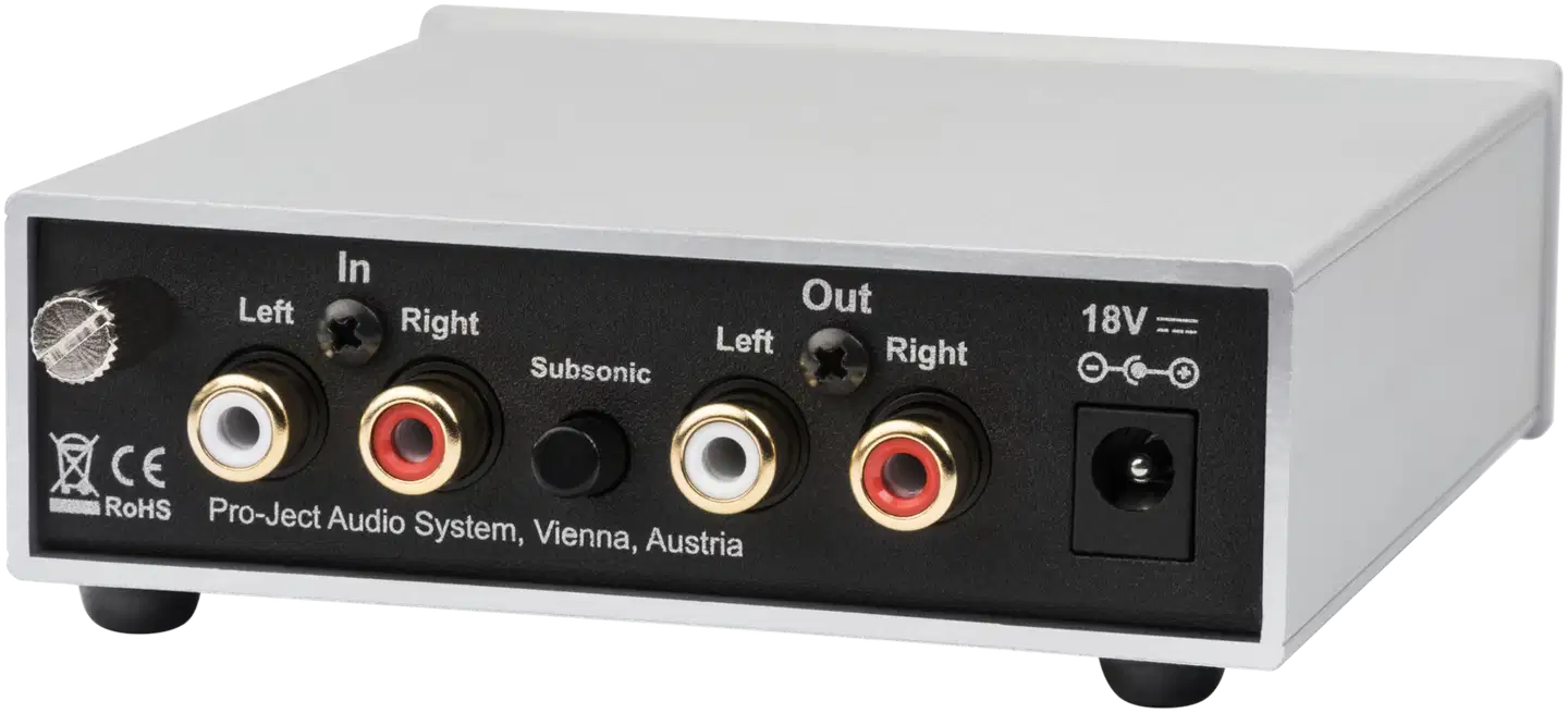 Pro-Ject Levysoitinesivahvistin Phono Box S2 Ultra hopea - 2