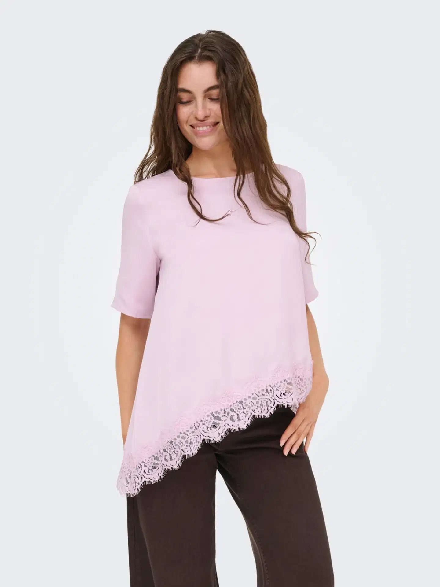 JDY naisten asymmetrinen paita Jdyurba - Winsome Orchid - 3