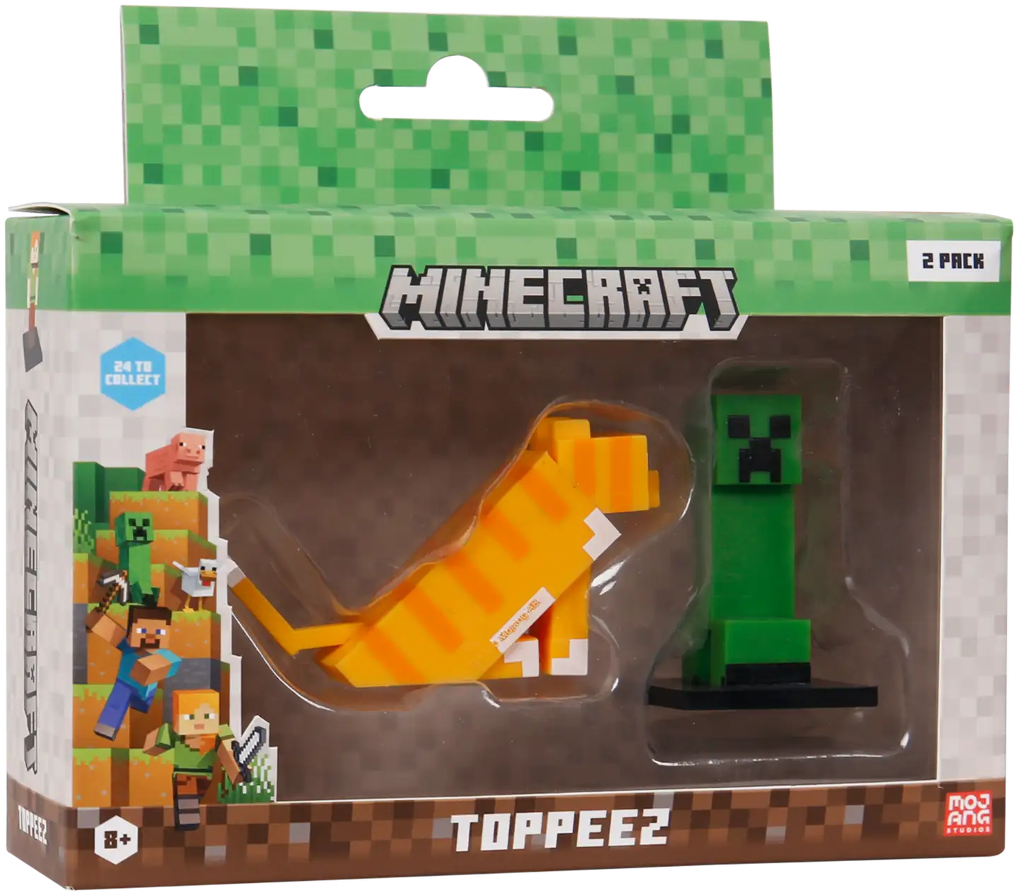 Minecraft hahmo 3D 6 cm 2 kpl, erilaisia - 7