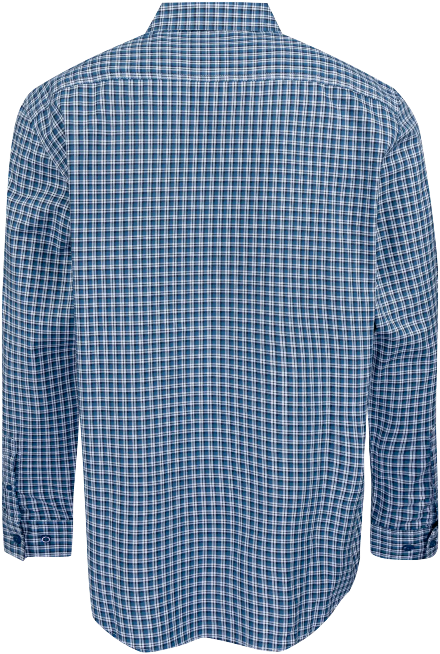 House miesten kauluspaita pikkuruutu 194H282510 - Blue small check - 2