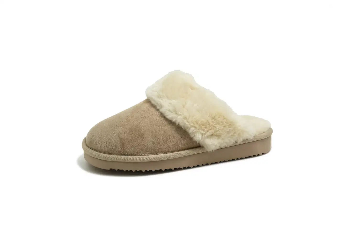 WKLY. naisten tohvelit Wiima - Warm taupe/off white - 2