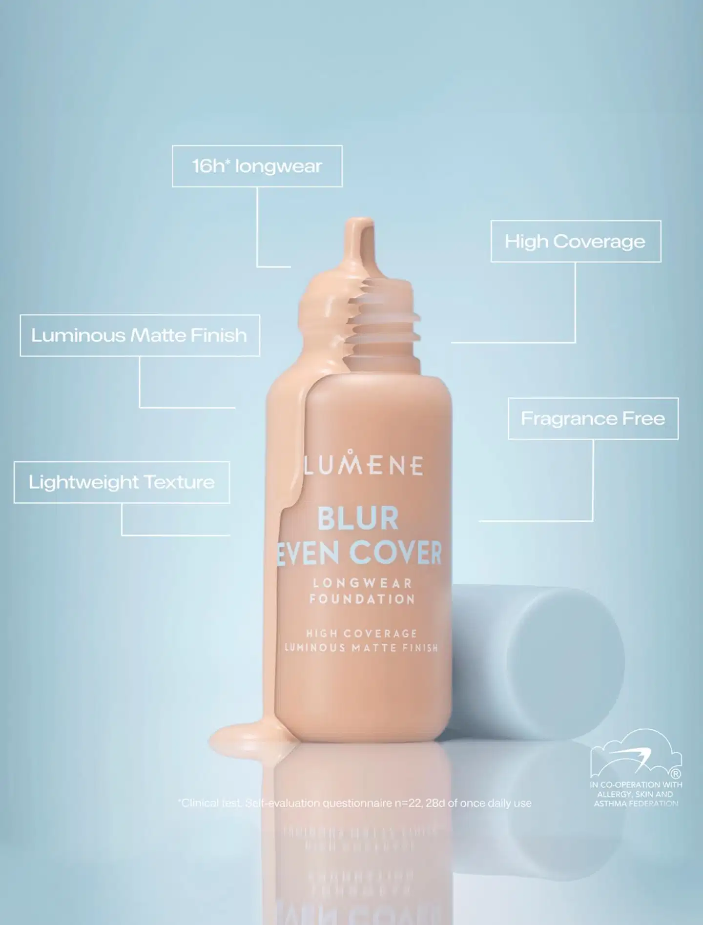 Lumene Blur Even Cover Meikkivoide 3 30 ml - 0 - 4
