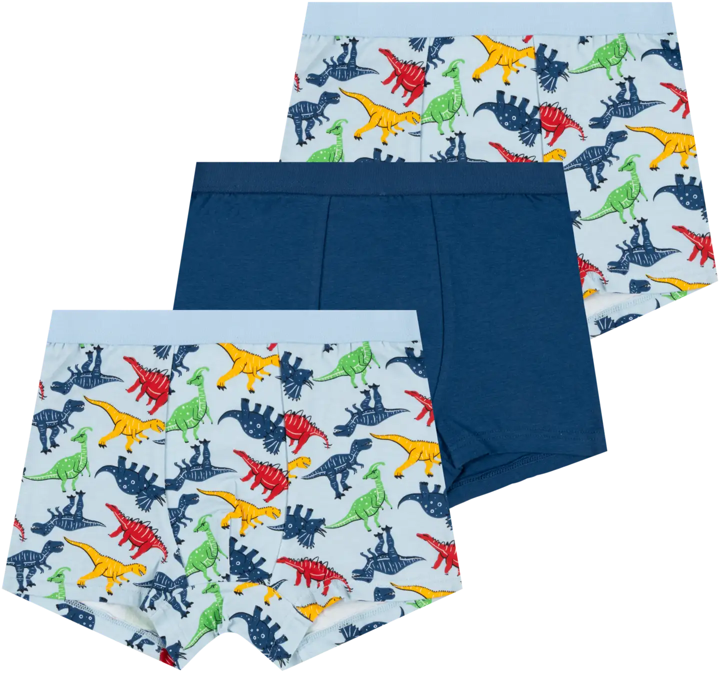 House lasten bokserit Dino 231H260811 3-pack - LIGHT BLUE AOP - 1