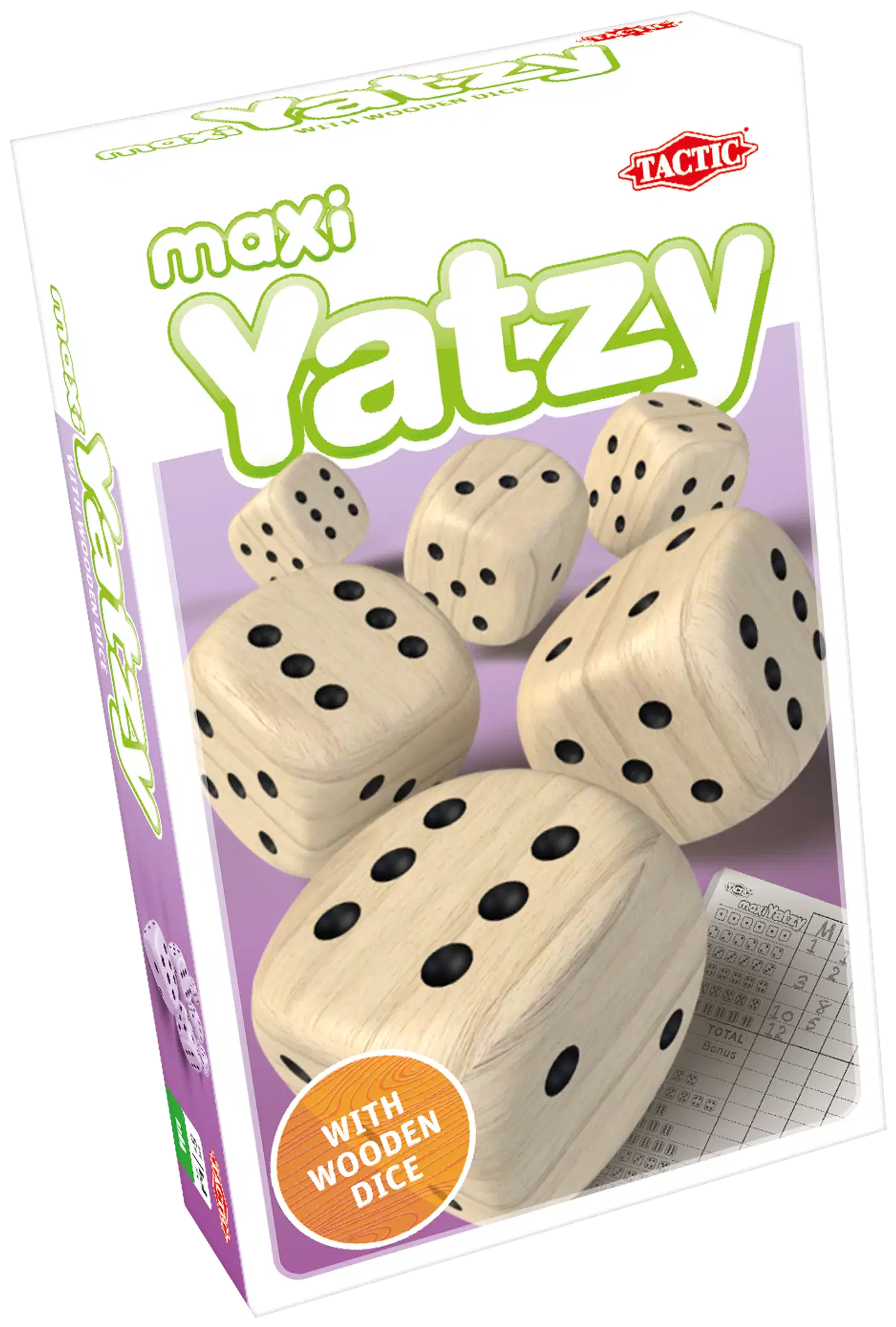 Tactic Noppapeli Maxi Yatzy puisilla nopilla