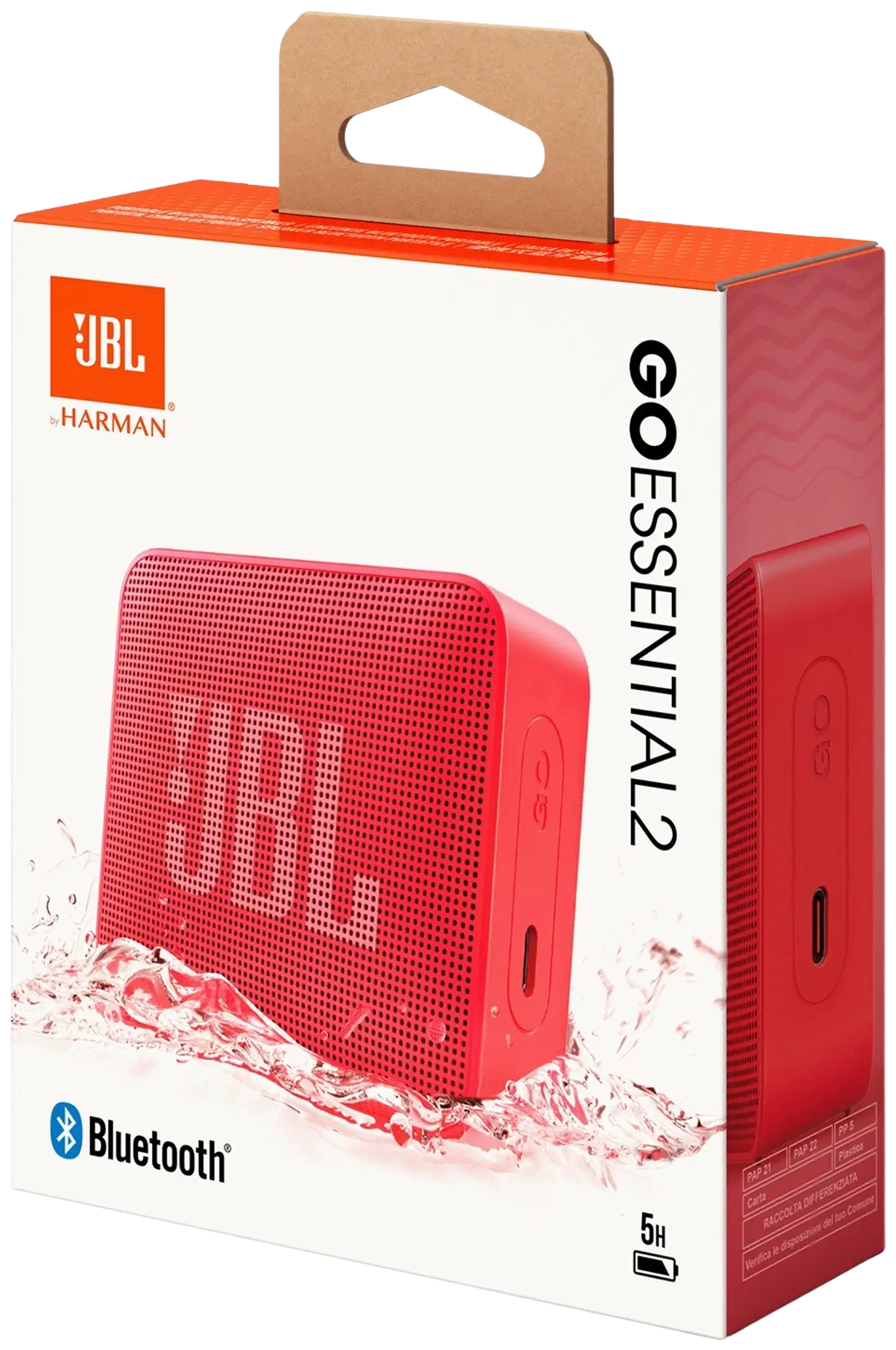 JBL Bluetooth kaiutin GO Essential 2 SE, punainen - 9