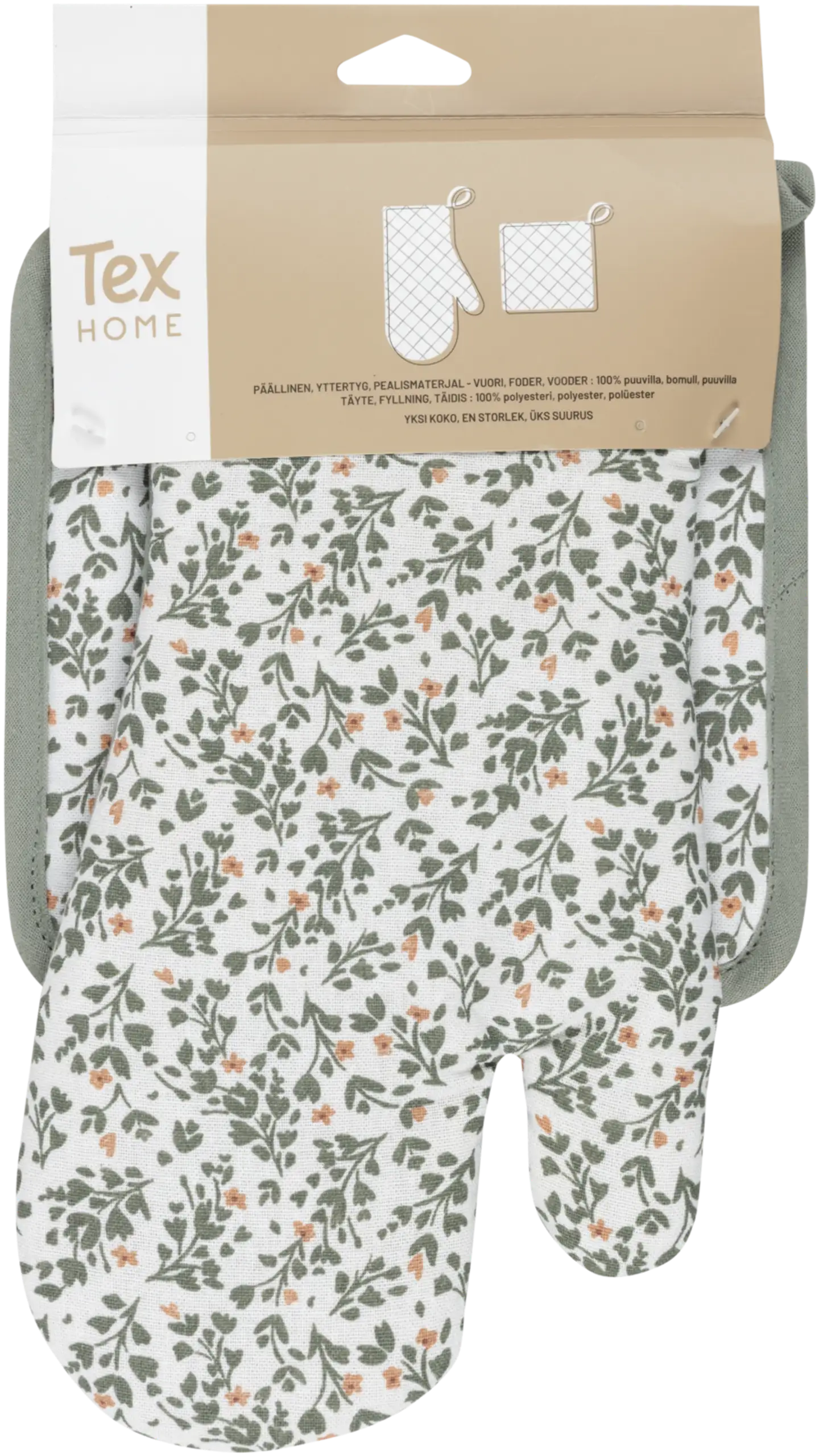 Tex Home patakinnas ja patalappu setti Under tree