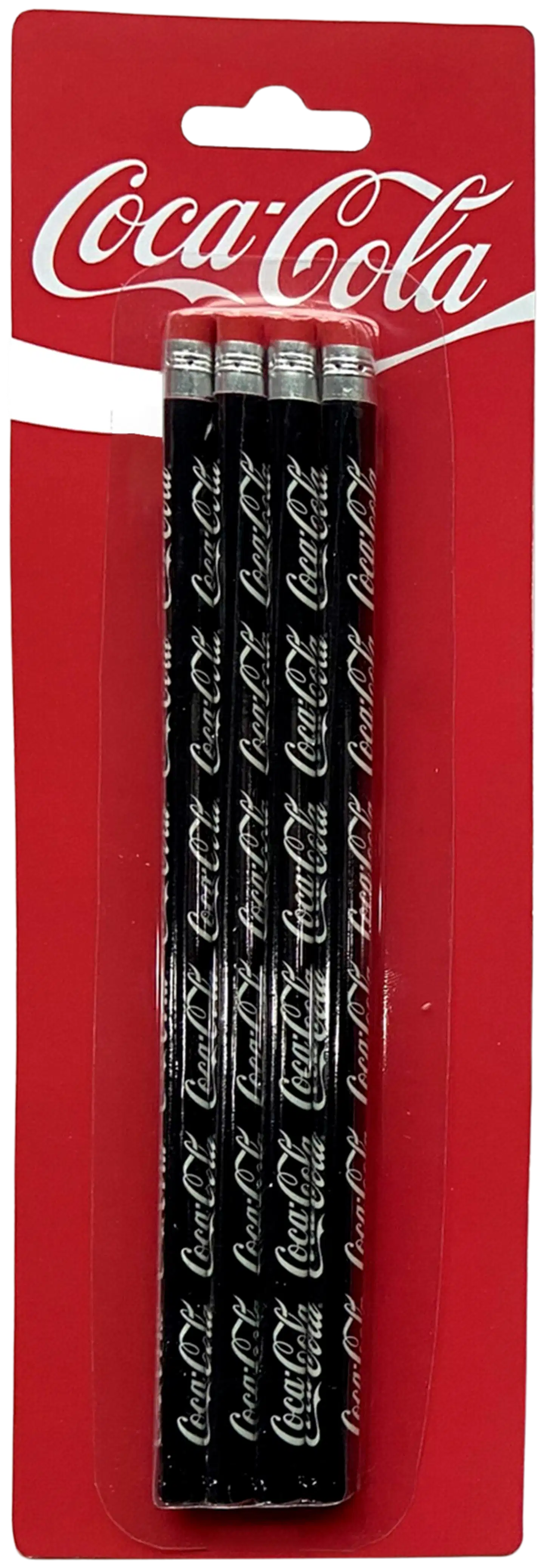 Coca-Cola Metallic lyijykynät 4kpl/pkt