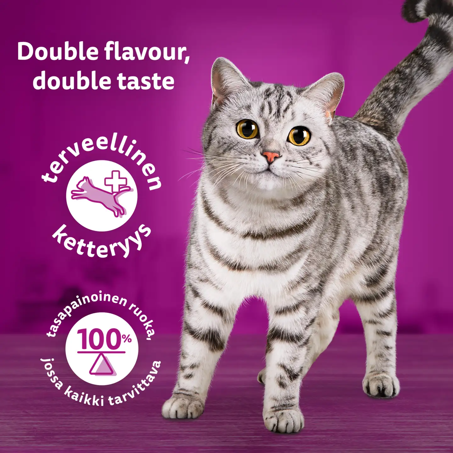 Whiskas 1+ Duo Meren Herkut hyytelössä (12 x 85 g) - 6