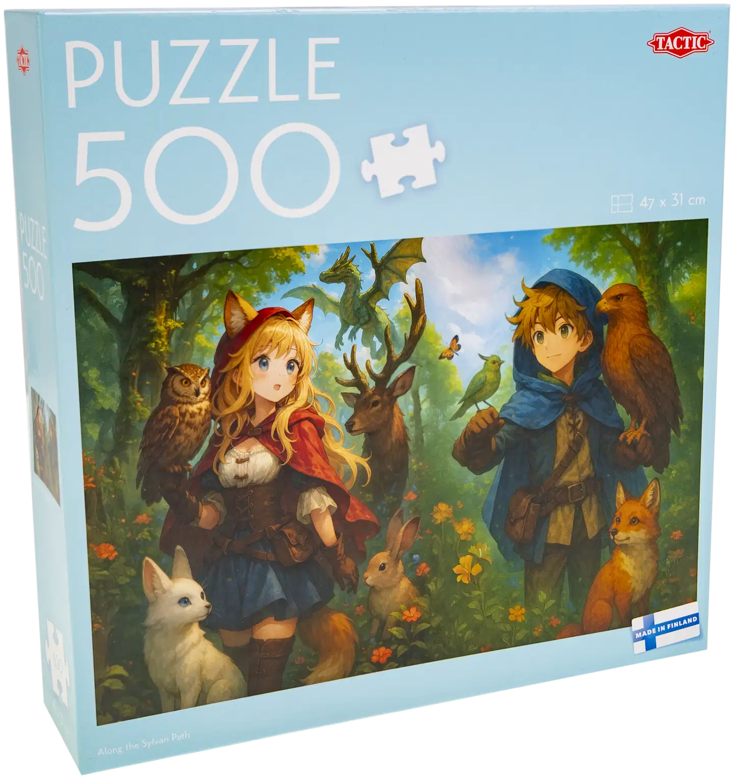 Tactic Palapeli Puzzle Lovers Along the Sylvan Path 500 palaa - 3