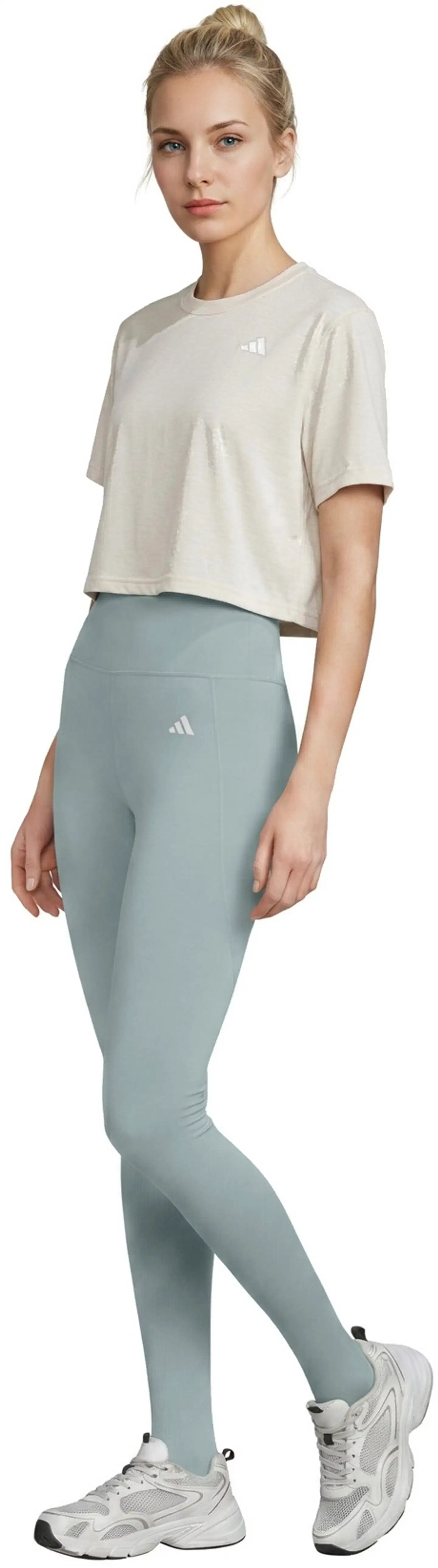 adidas naisten treenitrikoot korkea vyötärö JZ0825 - wonder sage - 4
