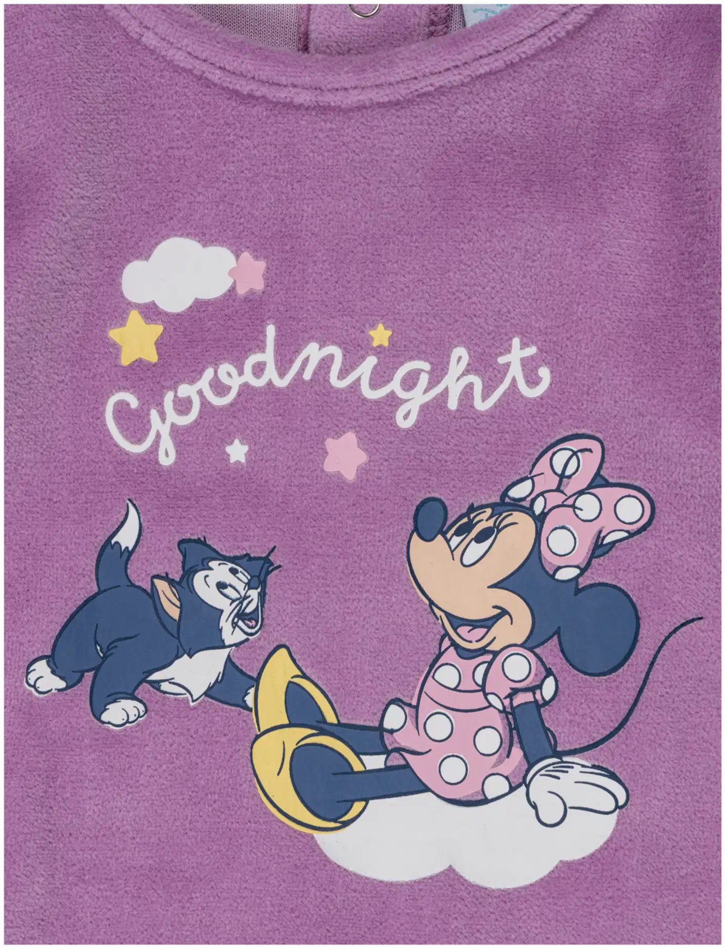 Disney vauvojen kaksiosainen pyjama samettiveluuria Minni Hiiri ZH03062 - Vaaleanpunainen/valkoinen - 2
