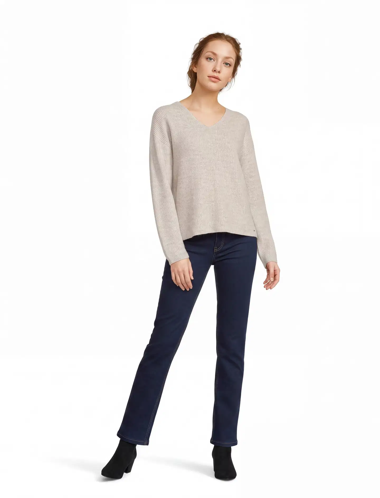 London Fog naisten neule Mohair  213L264003 - beige - 4