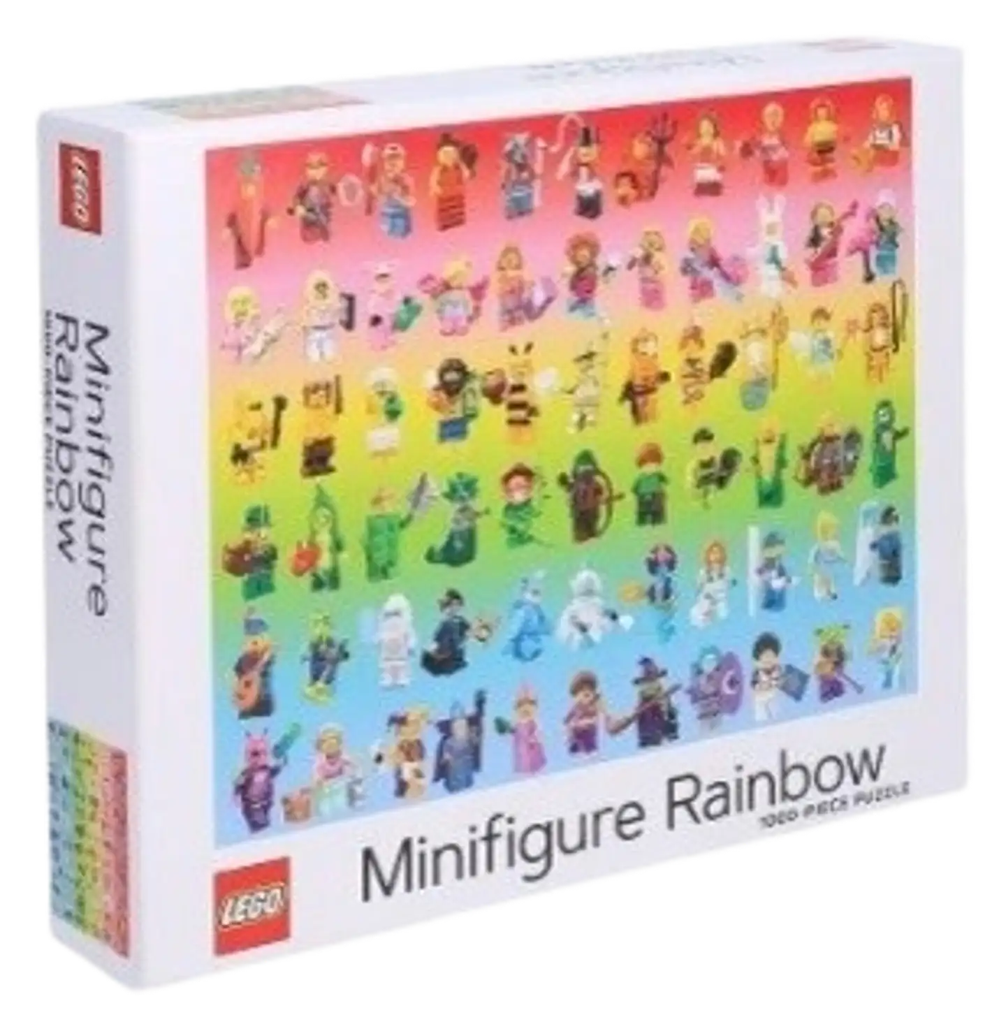 Lego palapeli; mini hahmo, sateenkaari