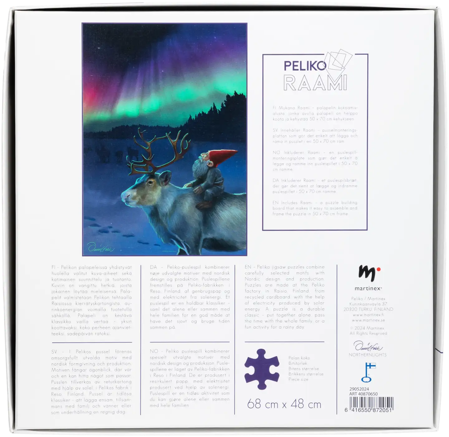 Peliko Daniel Falck 1000 palaa revontulet - 3