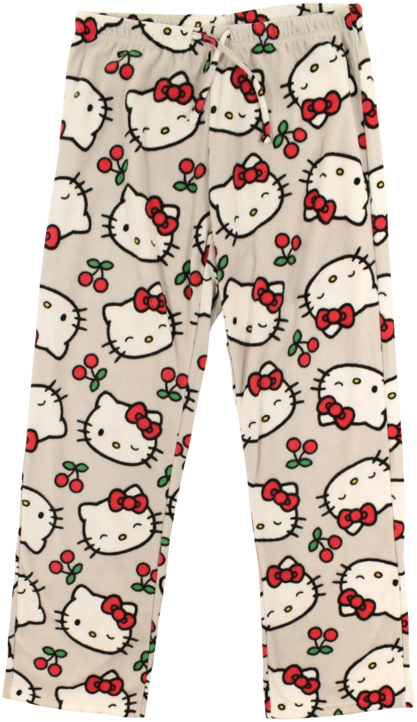 Hello Kitty naisten fleece pyjamahousut SMI-HELK1 - harmaa