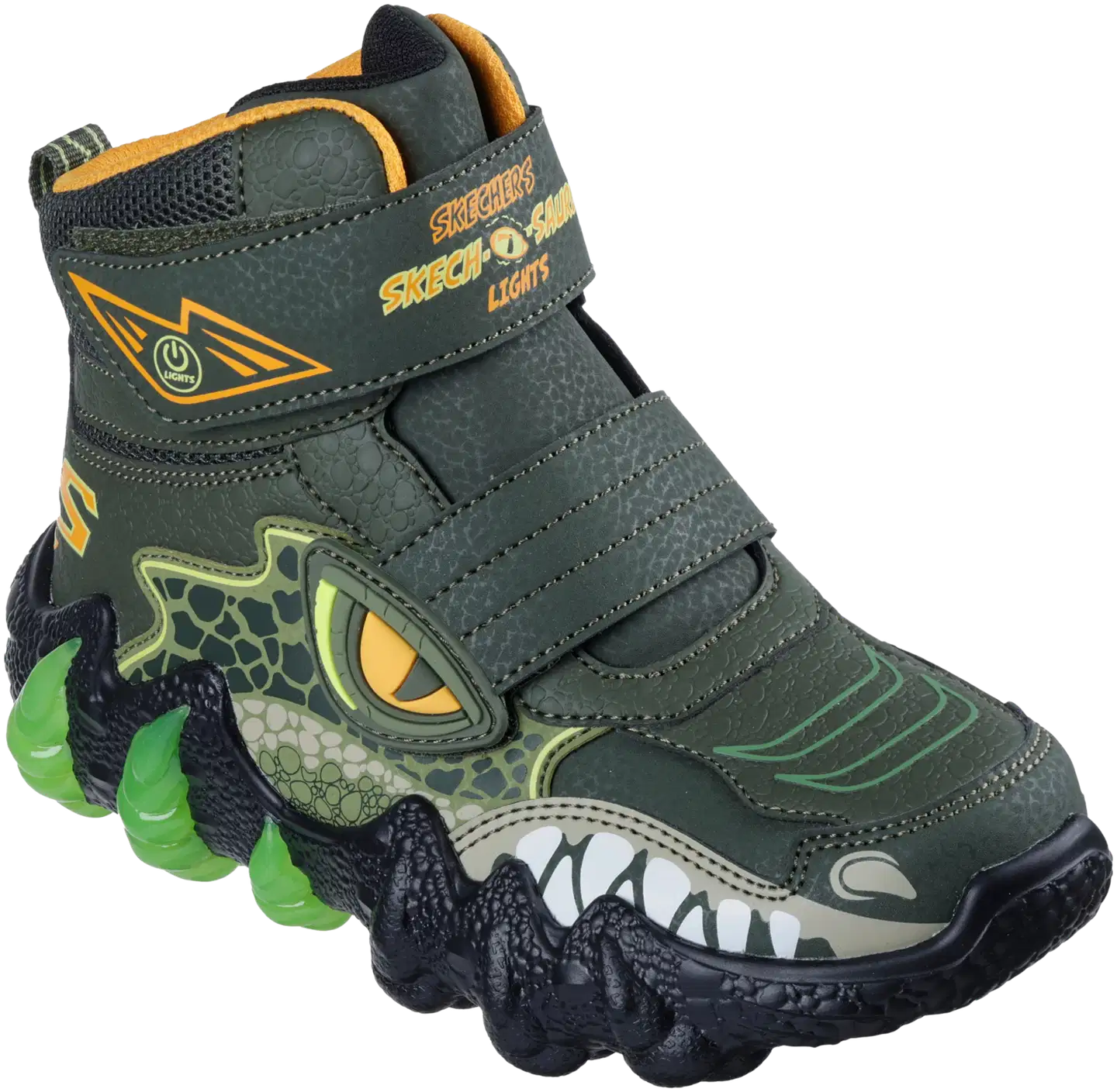 Skechers lasten vilkkulenkkarit Skech-O-Saurus Light 2.0 - Olive - 4