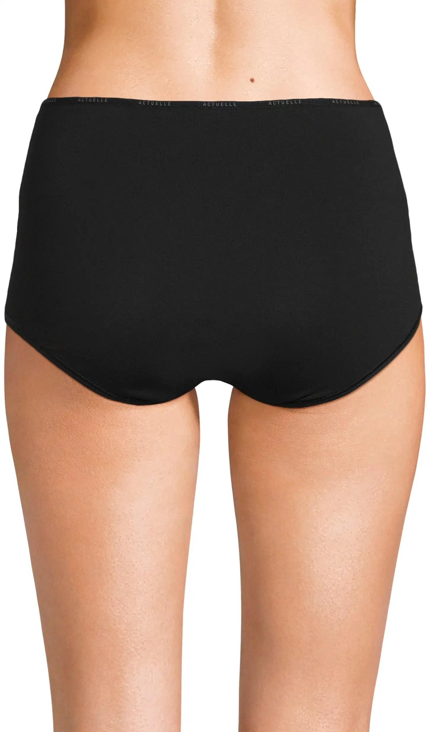 Actuelle naisten alushousut Maxi Basic 2-pack - MUSTA - 3